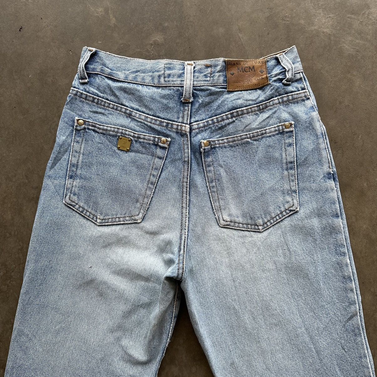 MCM Vintage MCM Distressed Denim Faded Jean Pant W27 Size US 27 - 13 Thumbnail