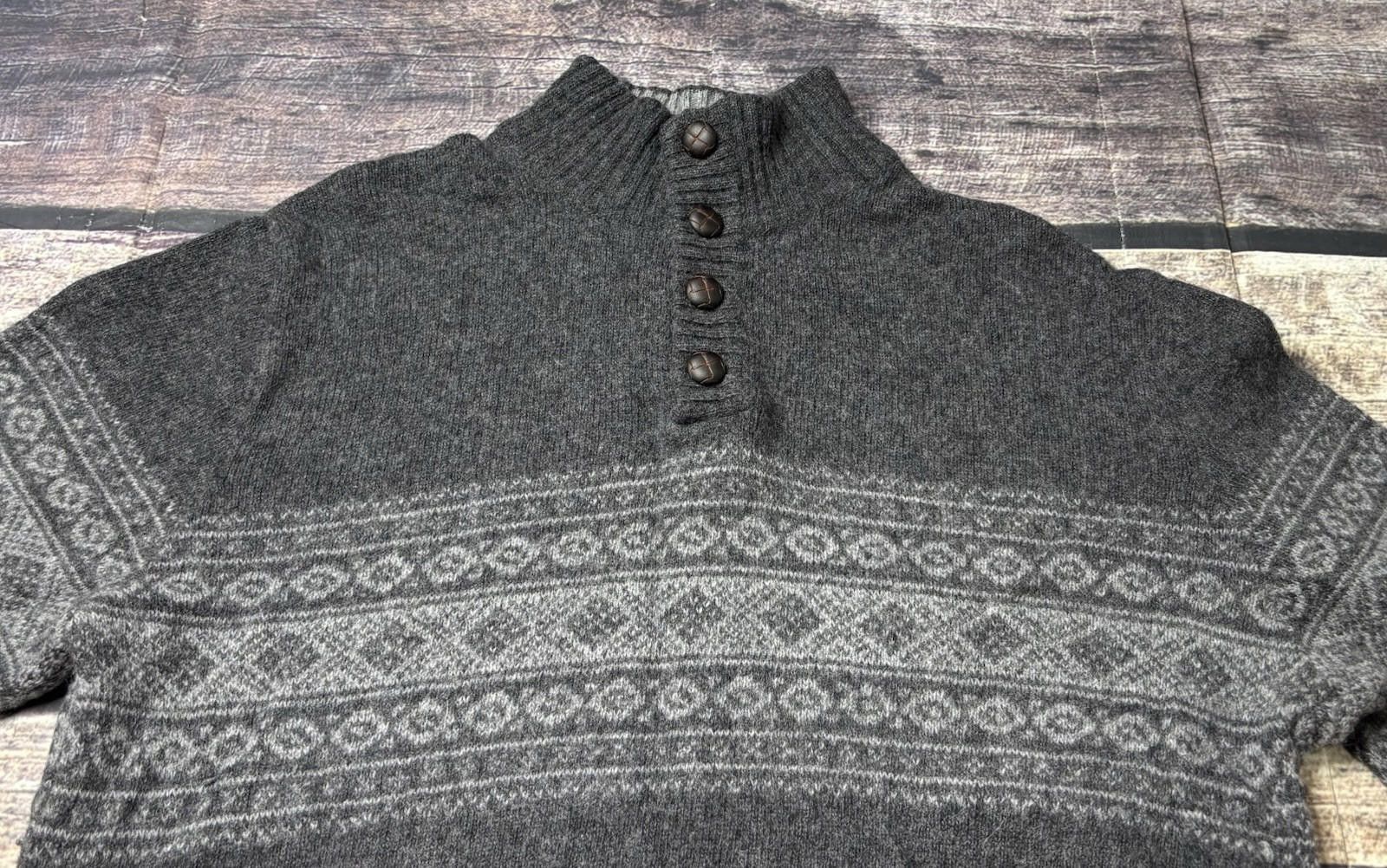 Daniele Blasi Daniele Blasi Sweater Men's Large Wool Blend Nordic Italy Size US L / EU 52-54 / 3 - 4 Thumbnail