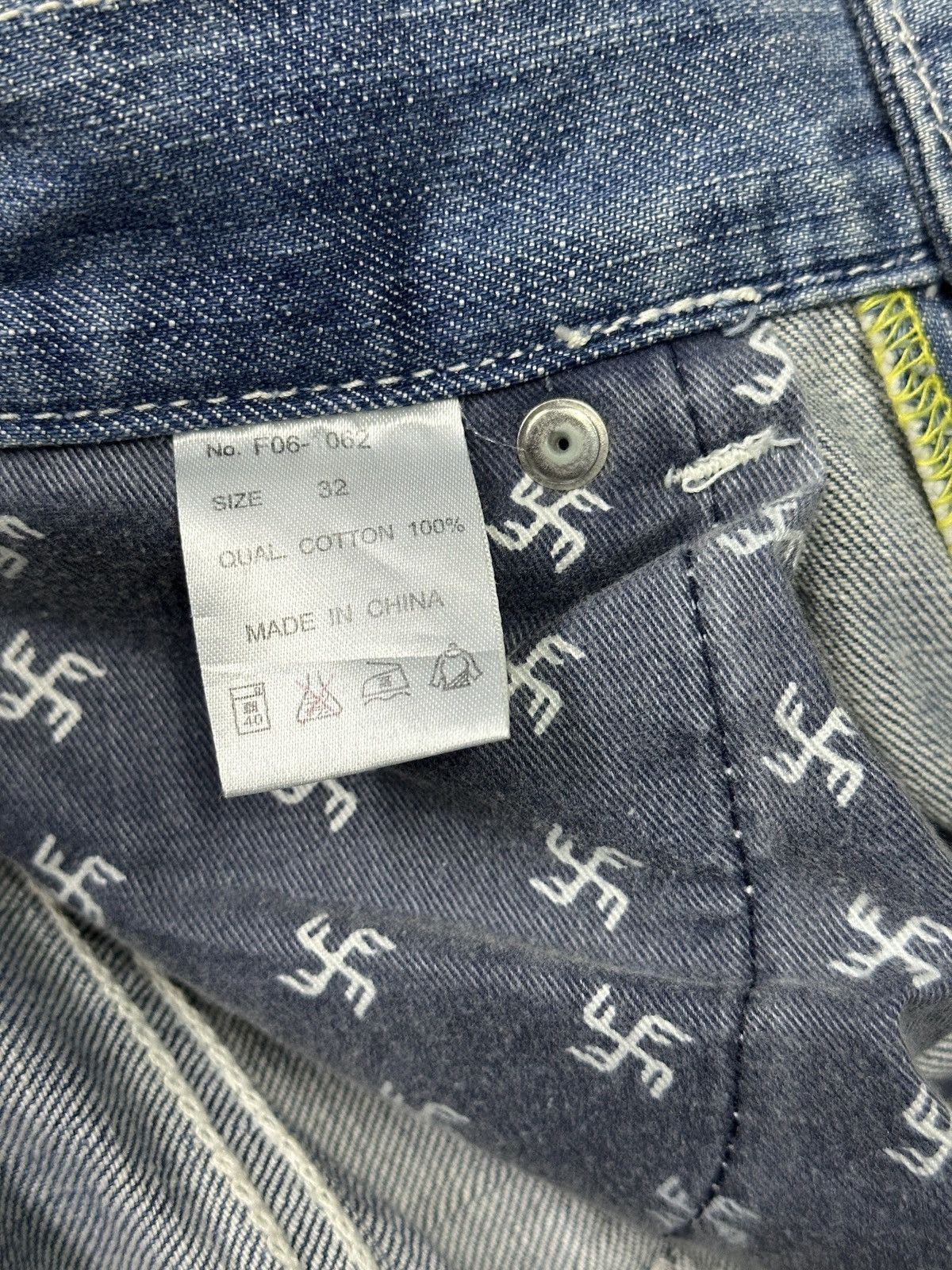 Other Distress Denim PatchWork Style 💥 Size US 34 / EU 50 - 4 Thumbnail