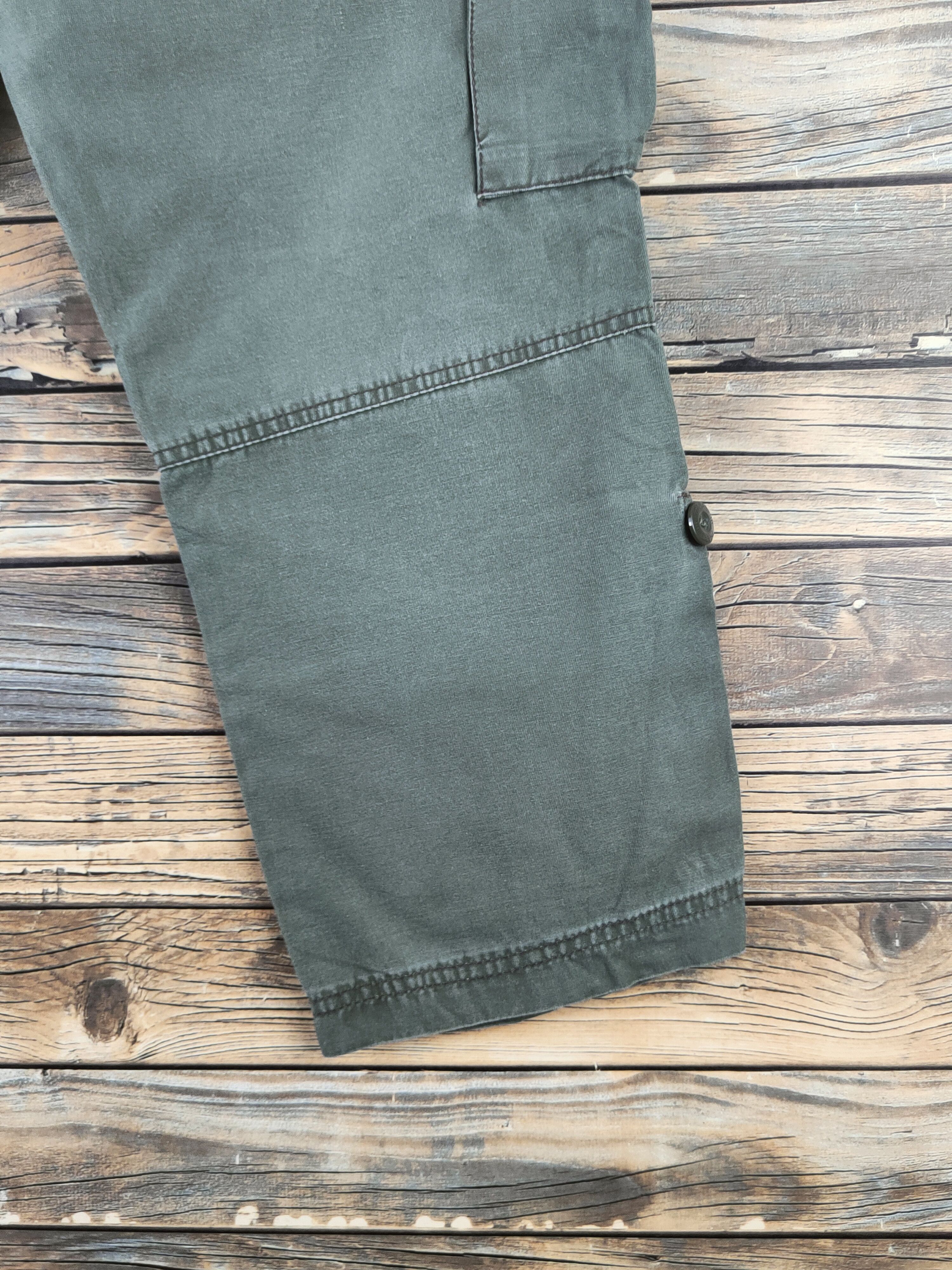 Japanese Brand DLL Panaspur Green Multipocket Cargo Pants #46-222 Size US 30 / EU 46 - 11 Thumbnail