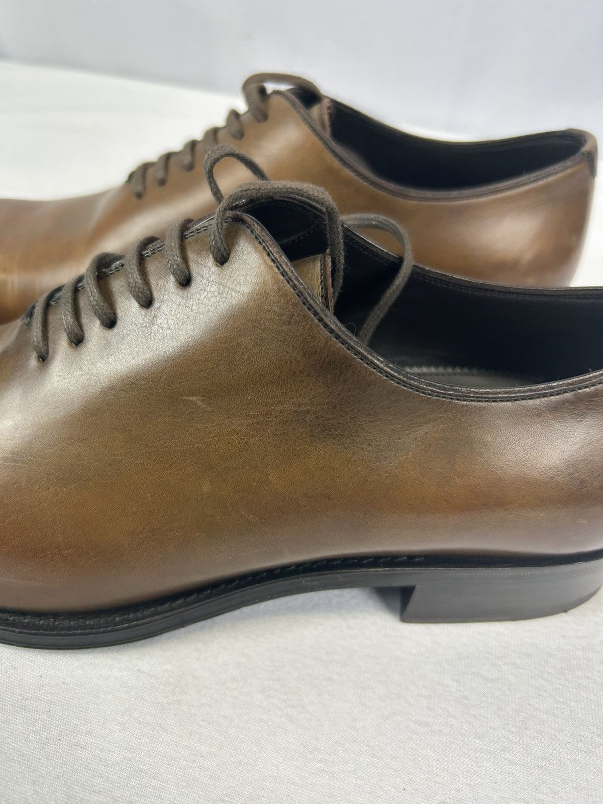 Tom Ford TOM FORD Burnished Leather Lace-Up Oxfords Size US 8 / EU 41 - 2 Thumbnail