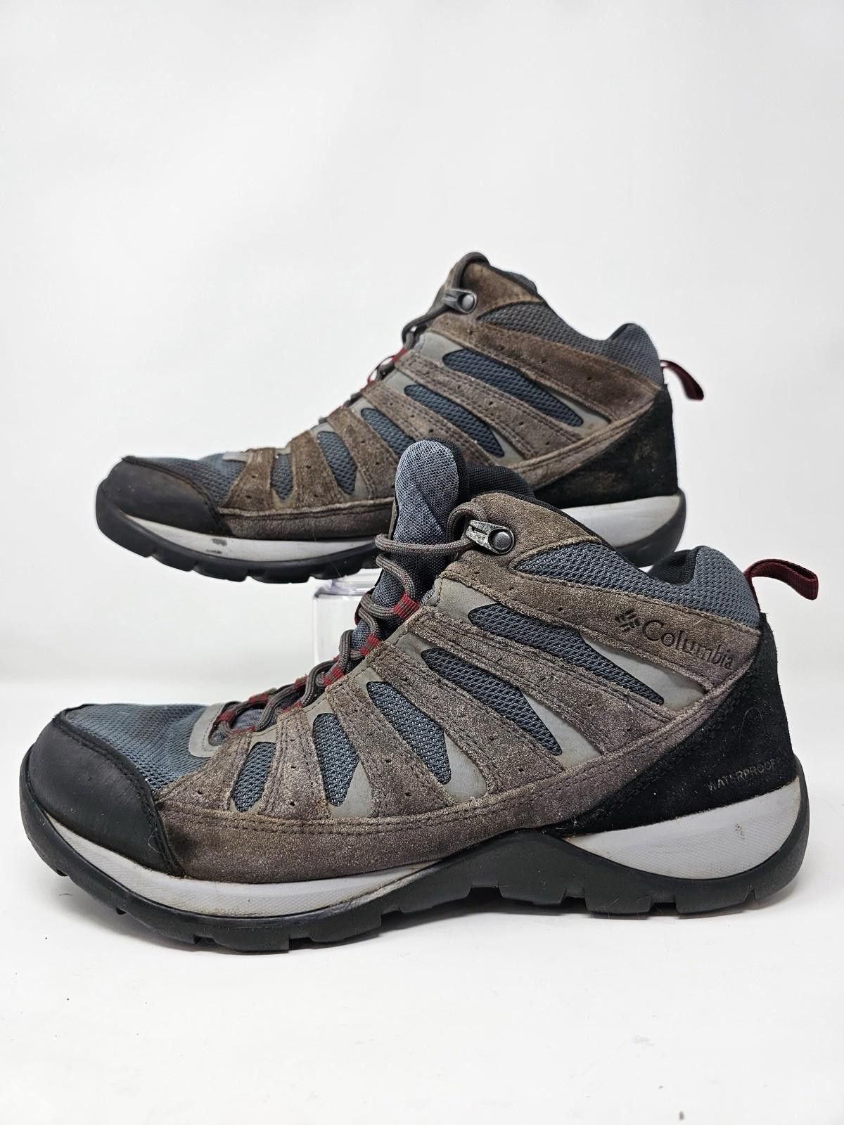Columbia Columbia Mens Redmond Grey Suede Trail Hiking Boots Size 10 Size US 10 / EU 43 - 2 Thumbnail