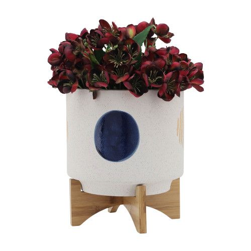 Designer × Homemade 10" FUNKY PLANTER W/ STAND, WHITE Size US L / EU 52-54 / 3 - 3 Thumbnail