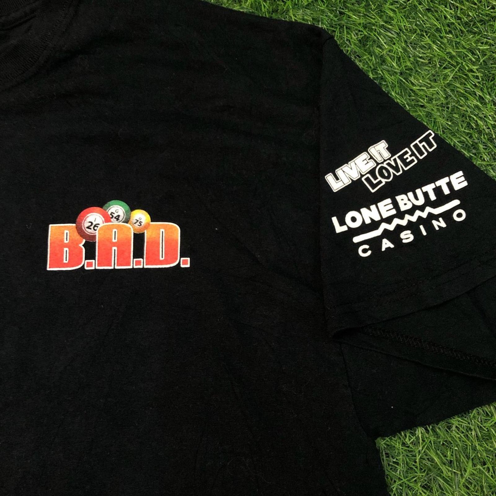 Gildan Black ‘B.A.D.’ Bingo After Dark Graphic Tee Size US XL / EU 56 / 4 - 3 Thumbnail