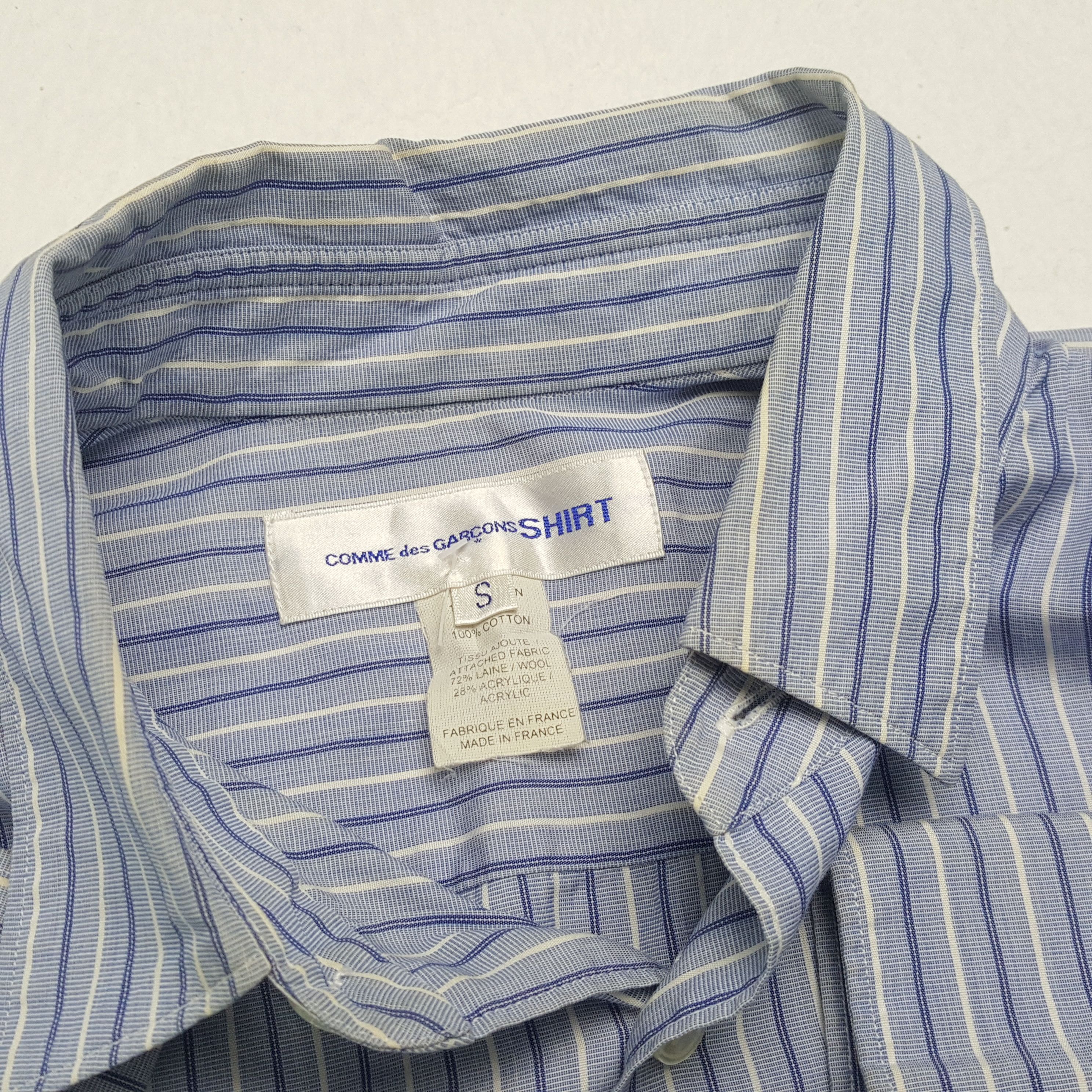 Comme des Garcons SHIRT × Designer × Vintage Vintage COMME des GARÇONS Japanese Fashion Designer Shirts Size US S / EU 44-46 / 1 - 8 Thumbnail
