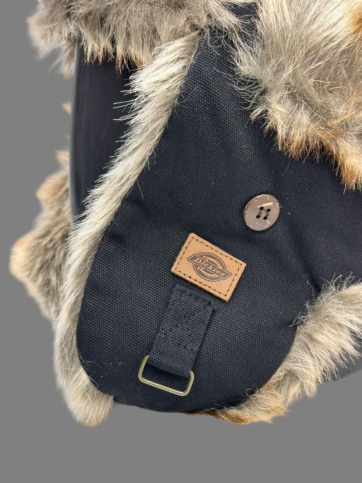 Le Grande Bleu (L.G.B.) Y2K Dickies Retro Black Trapper Hat Faux Fur Vintage Size ONE SIZE - 11 Thumbnail