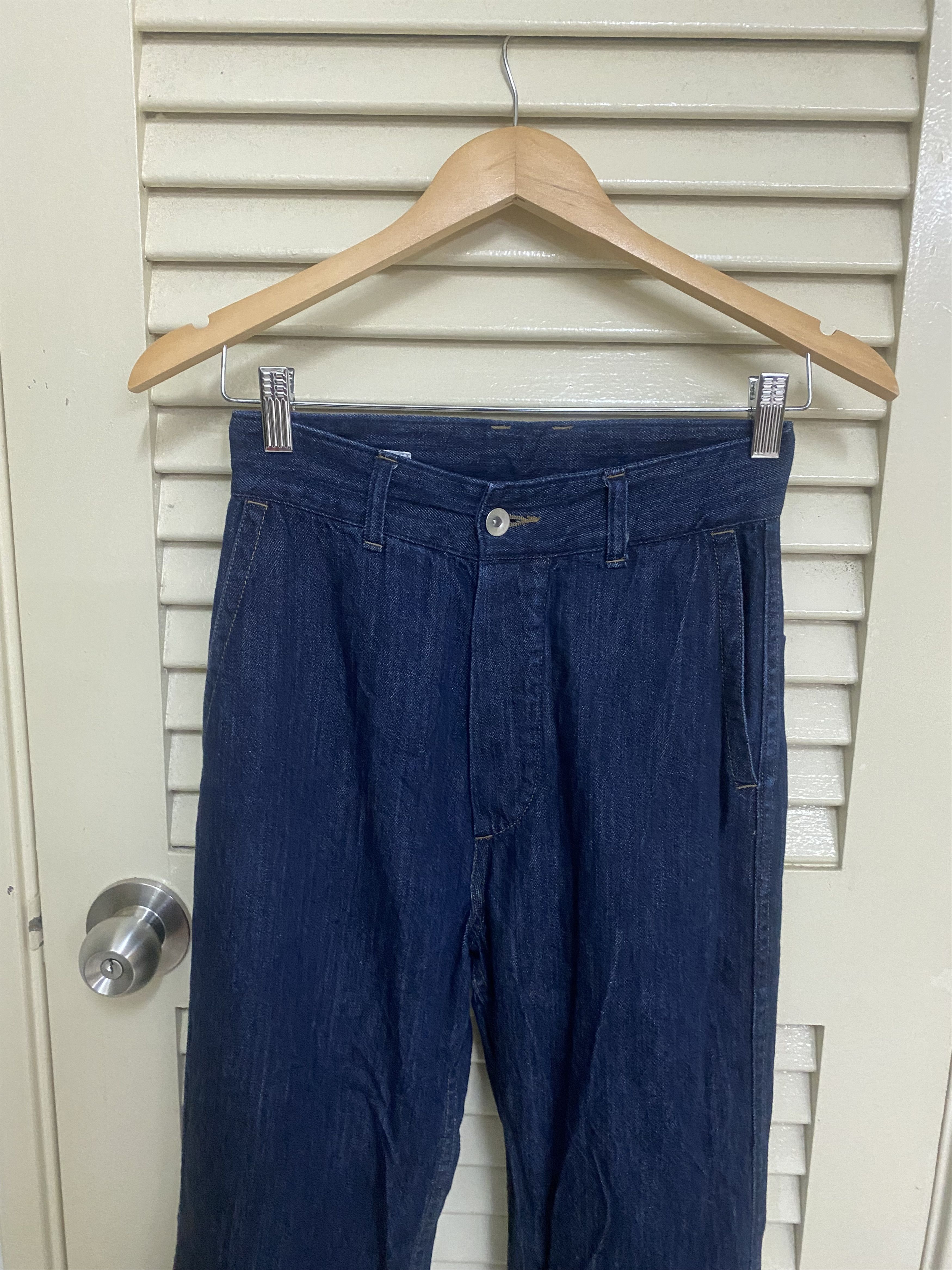 Margaret Howell MHL Wide Leggy Baggy Jeans Size US 26 / EU 42 - 2 Thumbnail