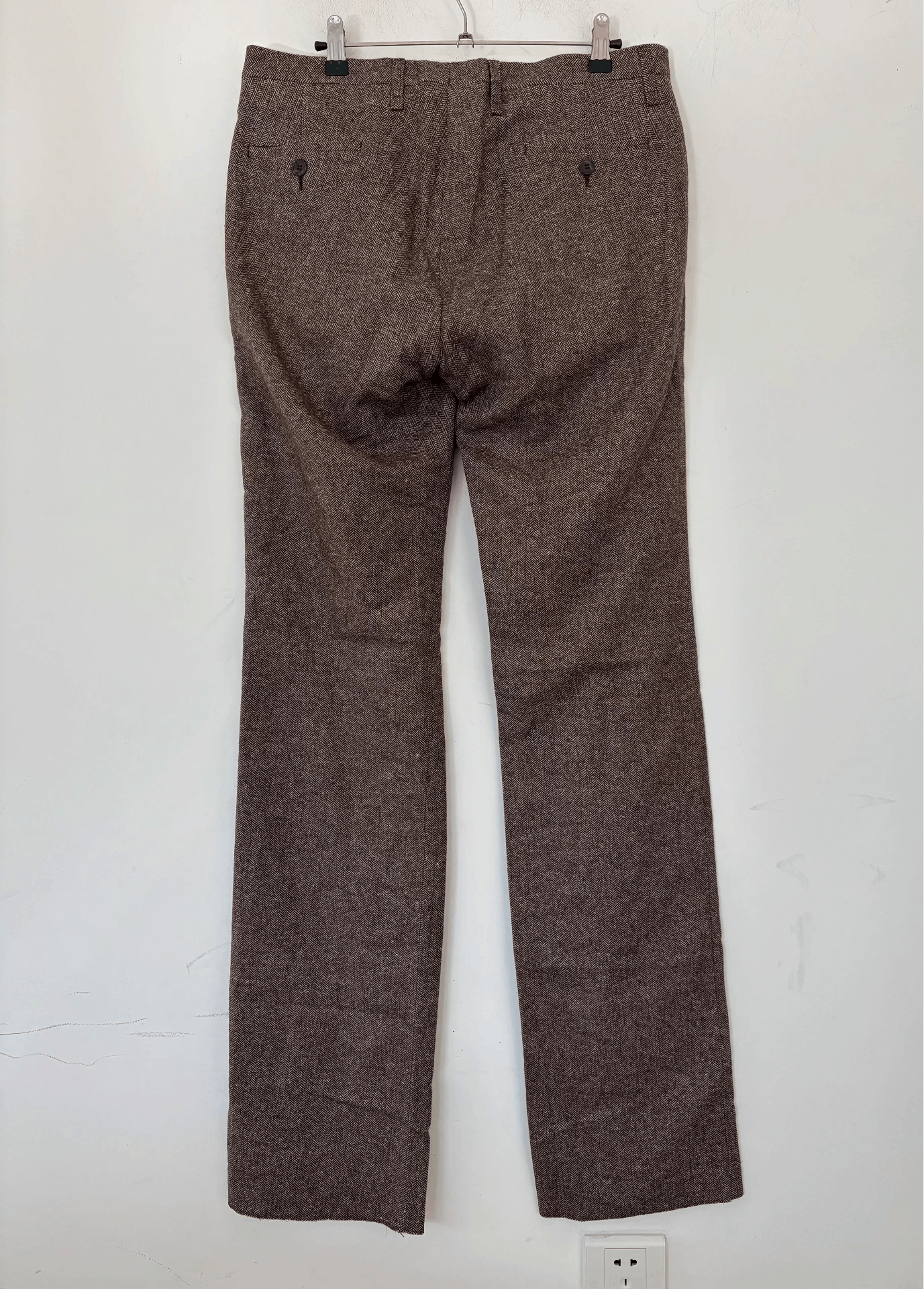 Missoni Missoni Men's Main Line Brown Wool Trousers 50 Color Trim Size US 34 / EU 50 - 2 Thumbnail