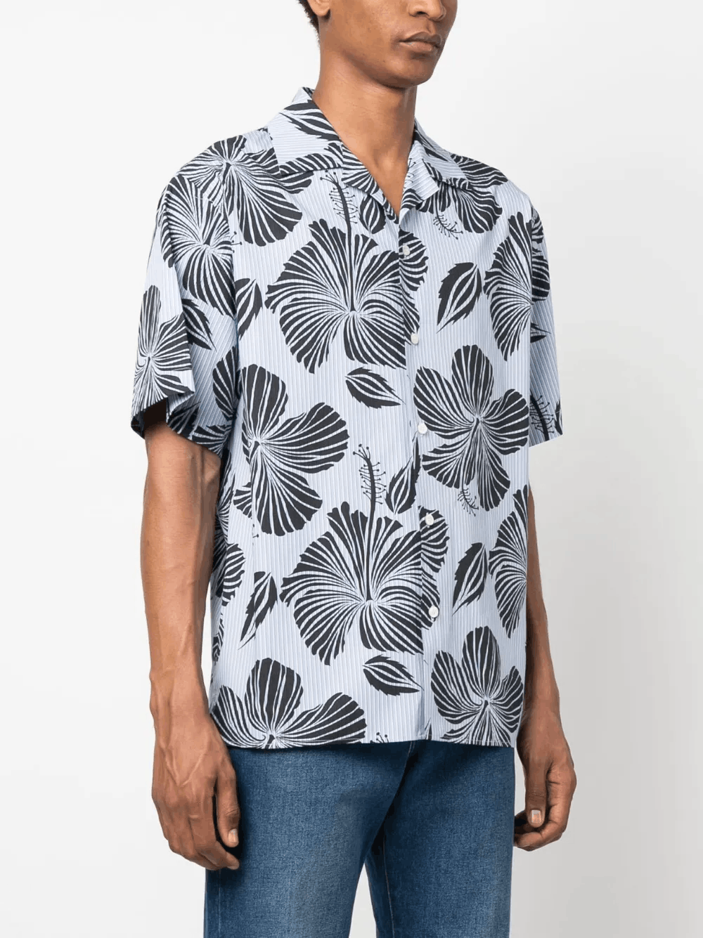 Other Hibiscus Print Bowling Shirt Size US M / EU 48-50 / 2 - 1 Thumbnail