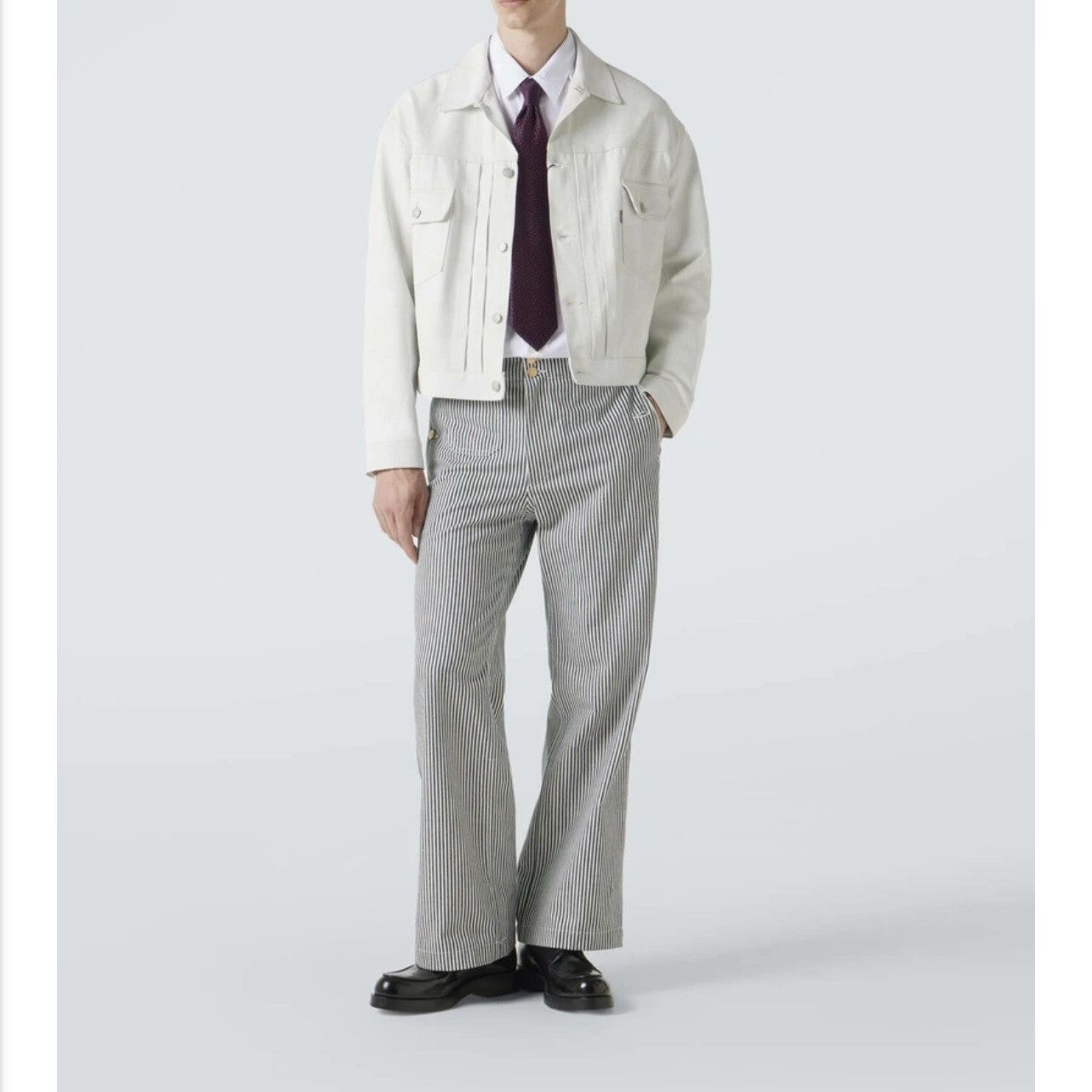 Carhartt × Junya Watanabe Junya Watanabe x Carhartt Striped Cotton Size M Size US 32 / EU 48 - 2 Thumbnail