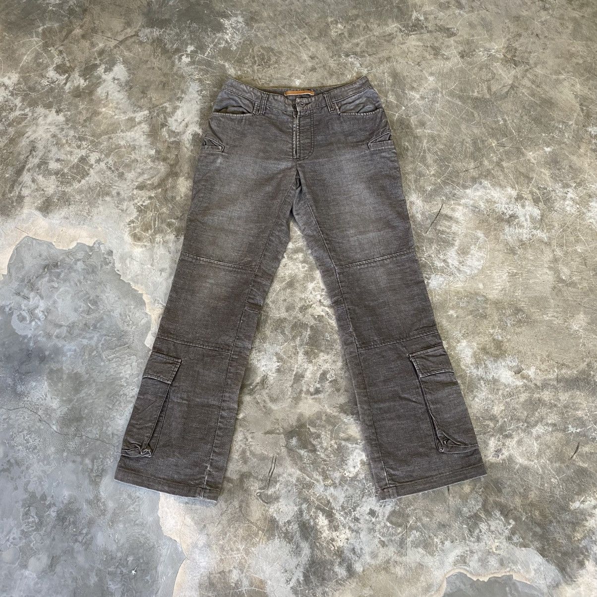 RIPVANWINKLE 2000s RIP VAN WINKLE Cargo Denim Pants Size US 29 - 1 Thumbnail