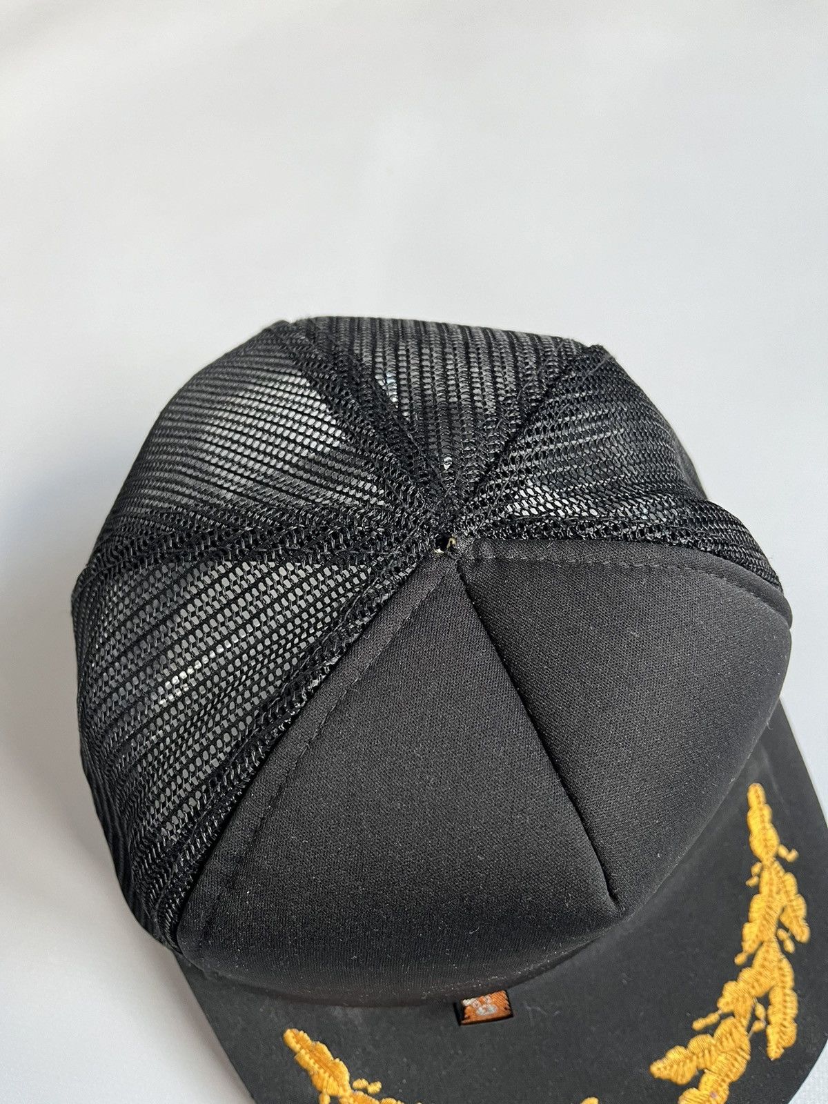 Other Vintage 80s Cobmaster Black Golden Wreath Trucker Cap Size ONE SIZE - 5 Thumbnail