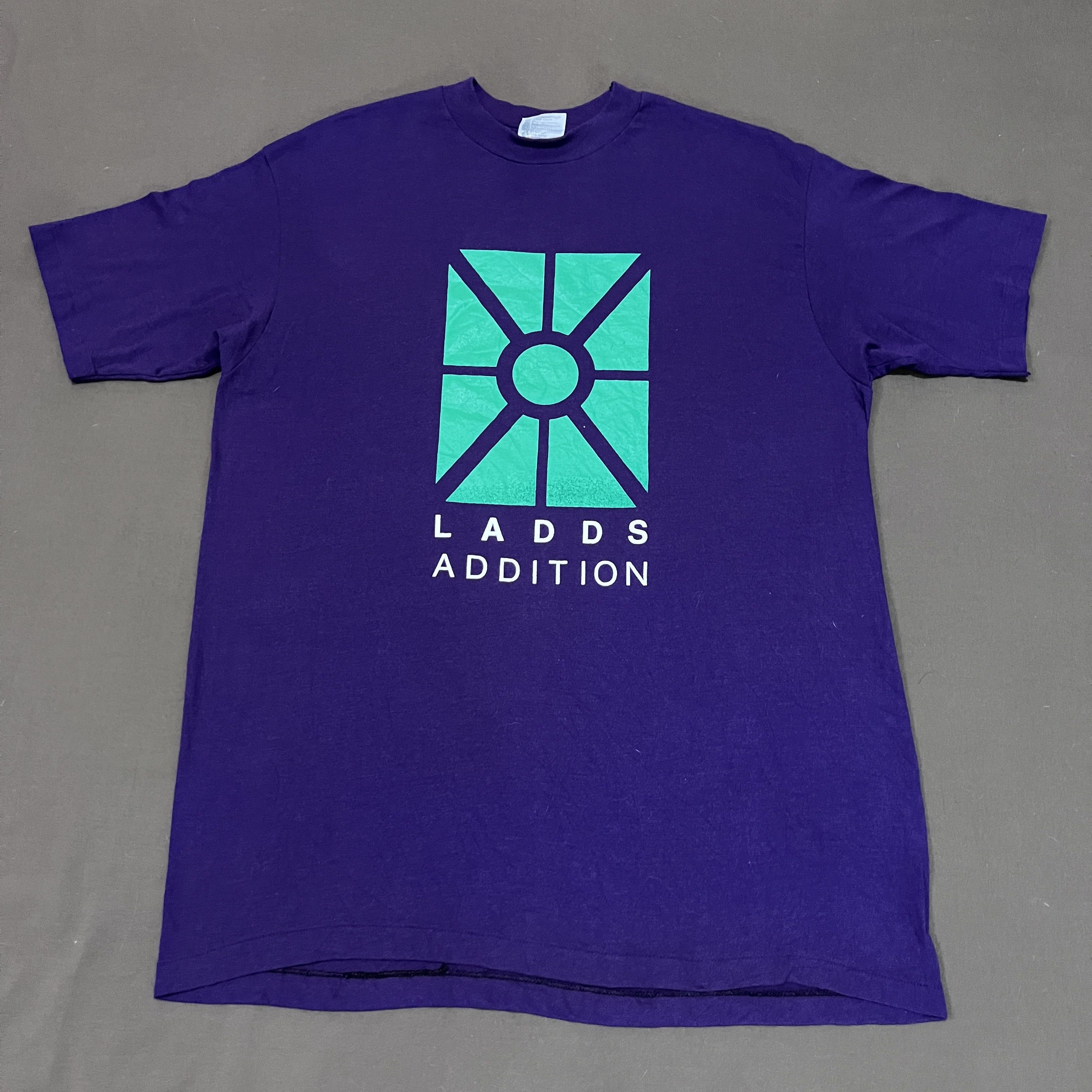 Vintage Vintage 90s Ladds Addition Promo Tee Size US XL / EU 56 / 4 - 1 Thumbnail