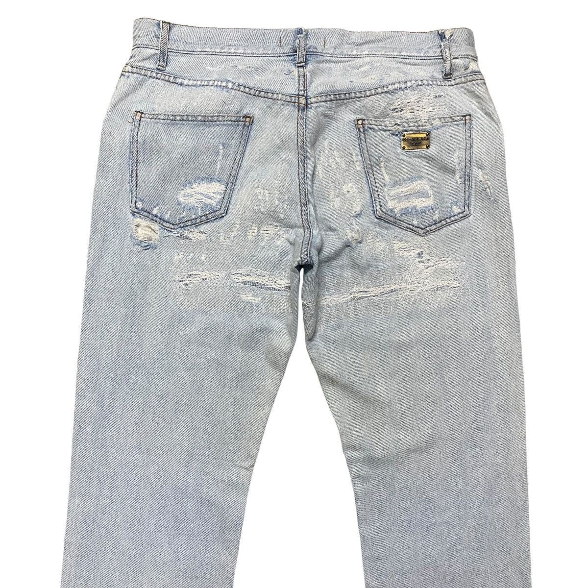 Dolce & Gabbana Dolce&Gabbana Repaired Denim Jeans Size US 32 / EU 48 - 11 Thumbnail
