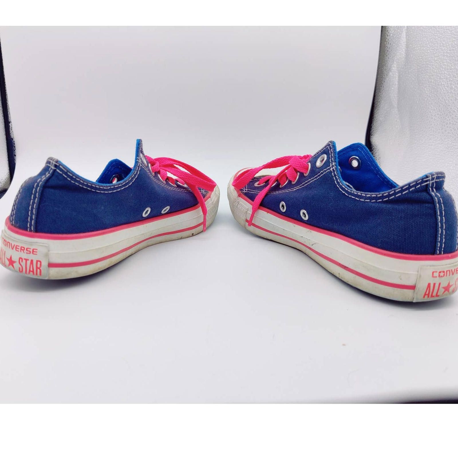 Converse Converse Chuck Taylor All Star Blue Hot Pink Sneakers 6 Size US 8 / IT 38 - 8 Thumbnail