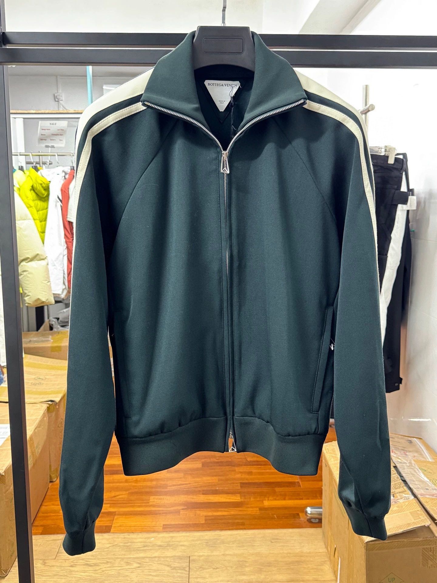 Bottega Veneta Bottega Veneta Long Sleeve Green Jacket Size US XS / EU 42 / 0 - 1 Thumbnail
