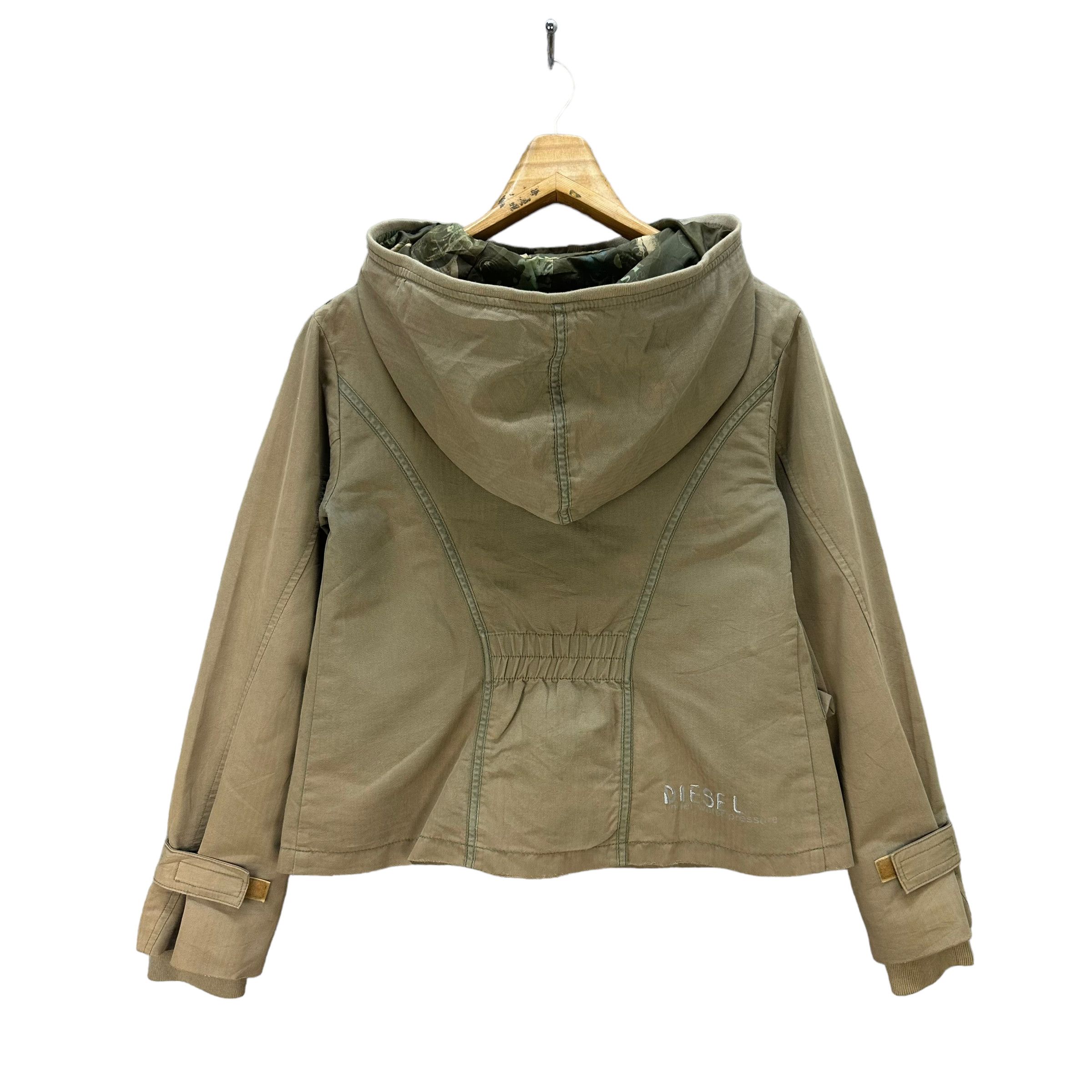 Diesel DIESEL NICE DESIGN HOODED CROPPED JACKET #7931-190 Size XS / US 0-2 / IT 36-38 - 16 Thumbnail