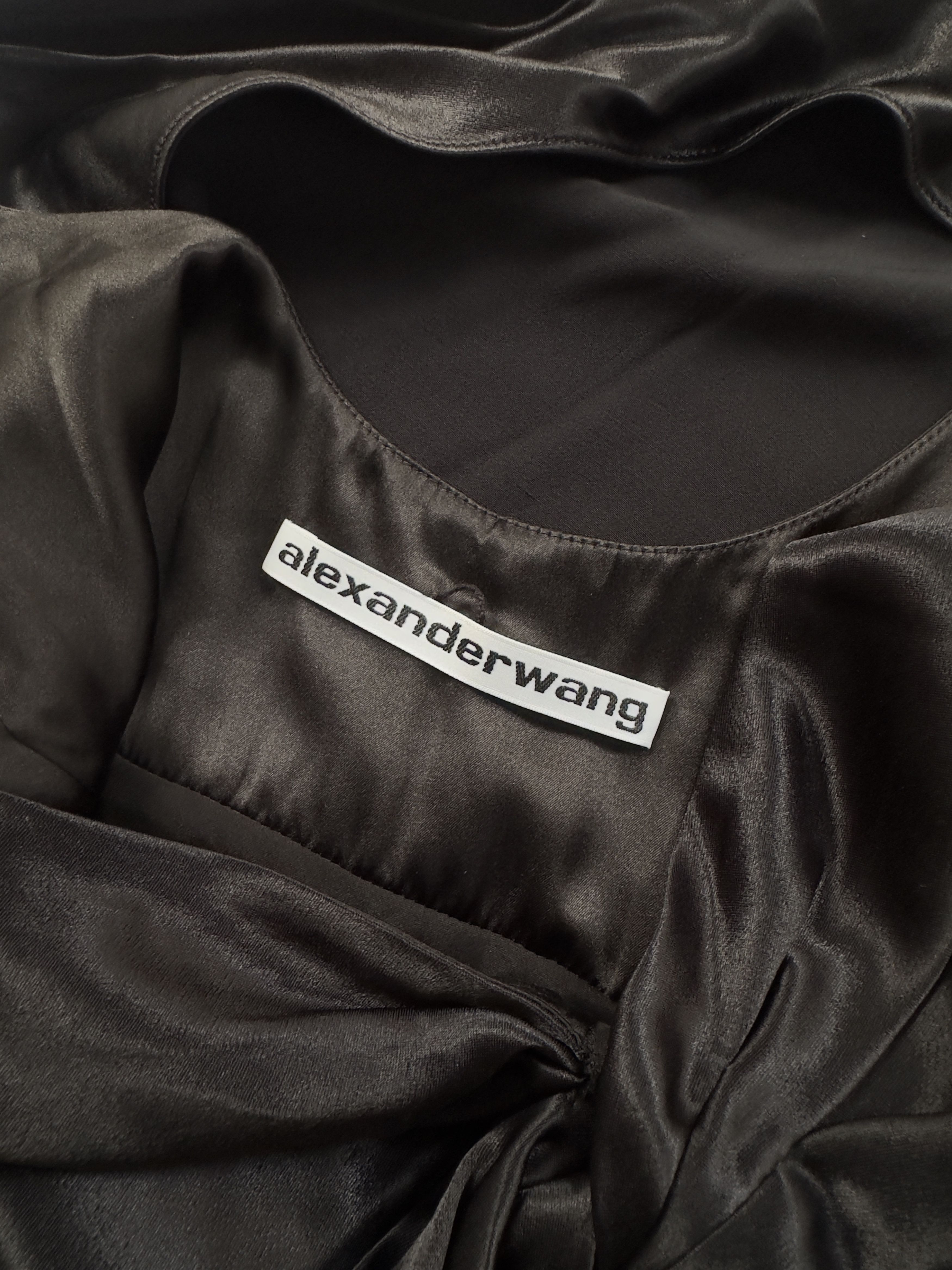 Alexander Wang Black silk dress - Alexander Wang Size S / US 4 / IT 40 - 8 Thumbnail