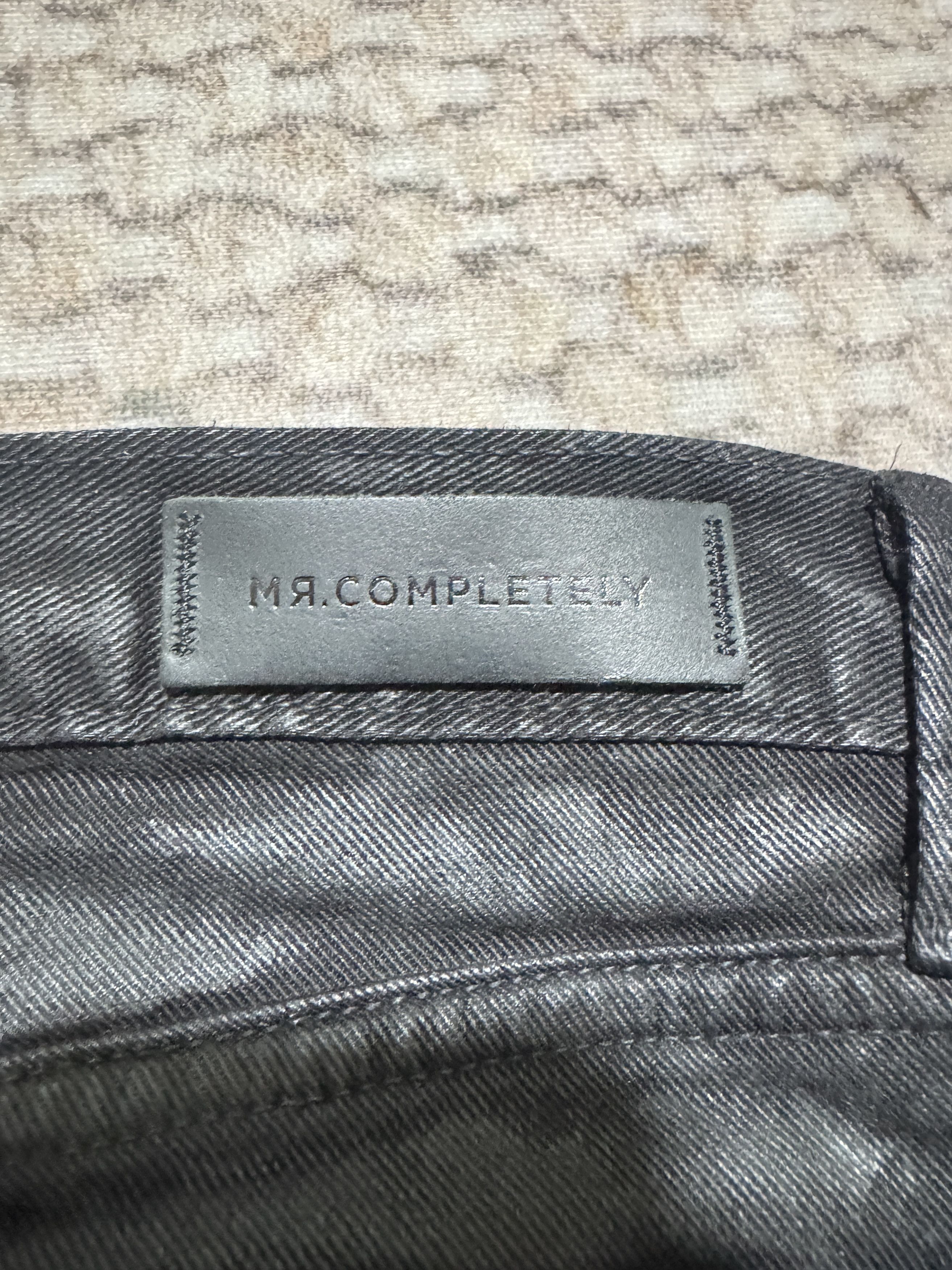 Mr. Completely Mr. Completely 2016 Zipper Paint Splatter Black Wax Denim Size US 32 / EU 48 - 9 Thumbnail
