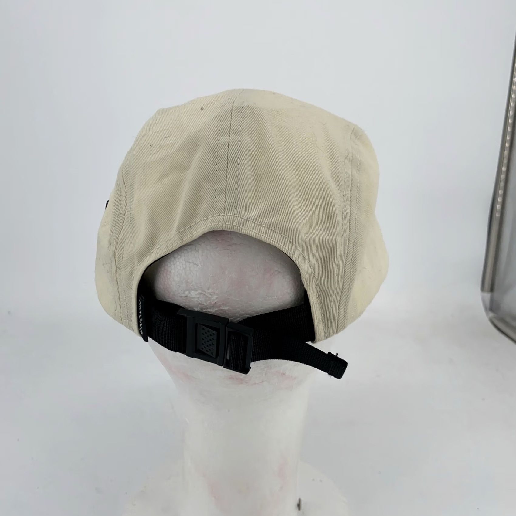 Nixon Nixon Hat Cap Strap Back Mens Canvas Patch Outdoor Streetwear 5 Panel One Size Beige Adjustable Breathable Outdoor Casual Travel Men Cap Mens Size ONE SIZE - 3 Thumbnail