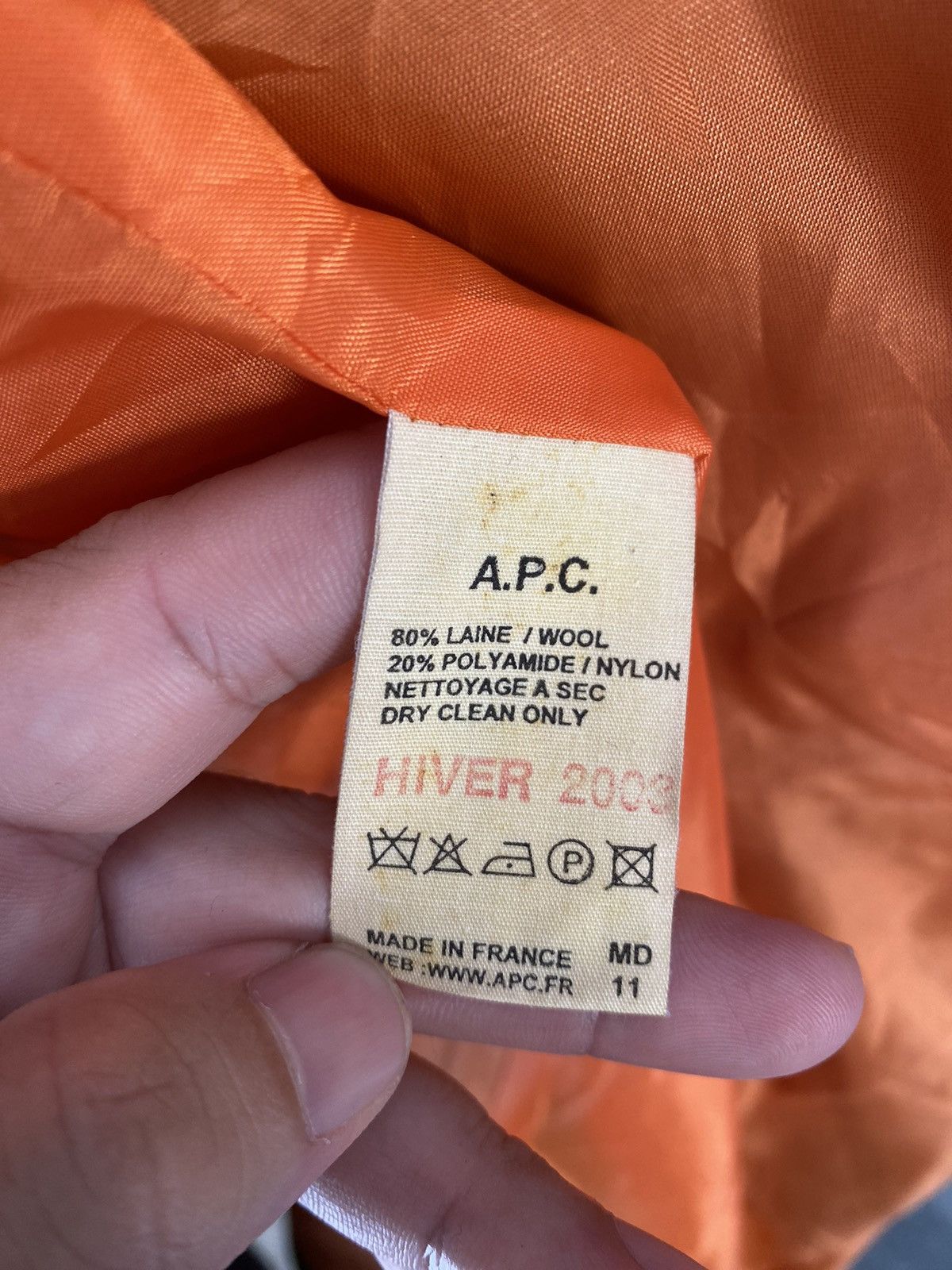 A.P.C. AW2003 Double collar wool heavy coat parka Size US M / EU 48-50 / 2 - 15 Thumbnail