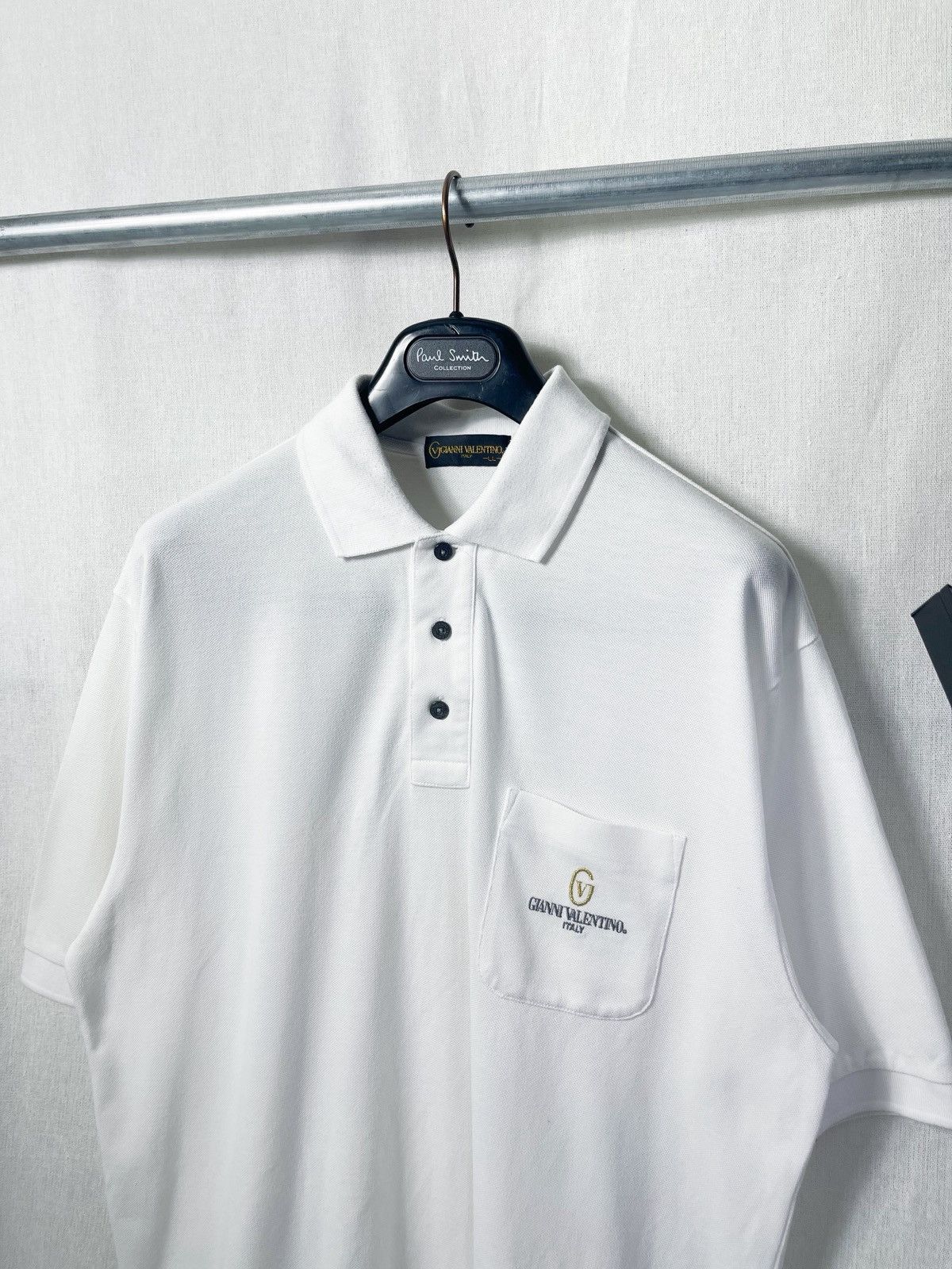Gianni Valentino Vtg.Gianni Valentino Polo Shirt Size US S / EU 44-46 / 1 - 1 Thumbnail
