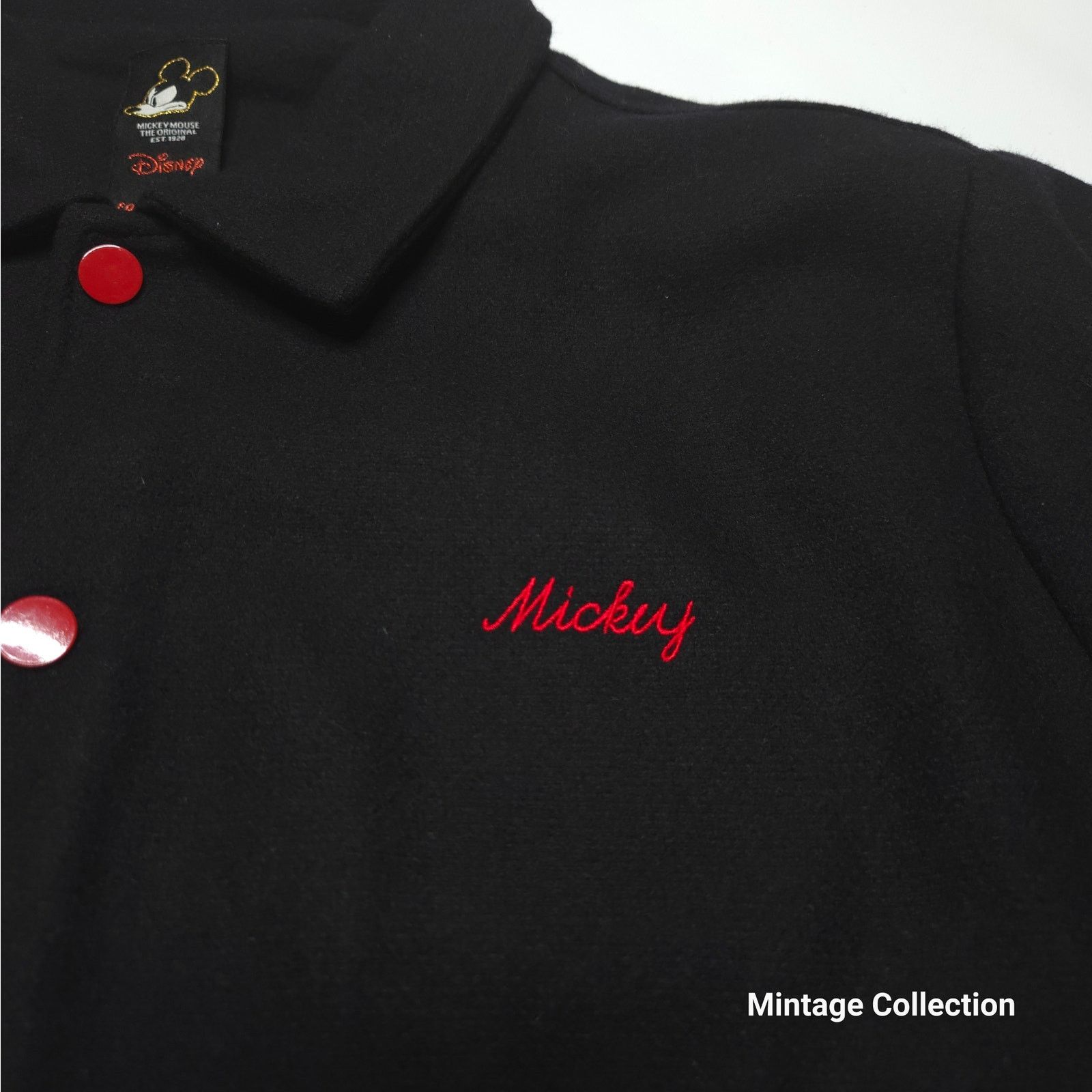 Disney Disney x Forever 21 Mickey Japanese XL Black Varsity Jacket Size US XL / EU 56 / 4 - 7 Thumbnail