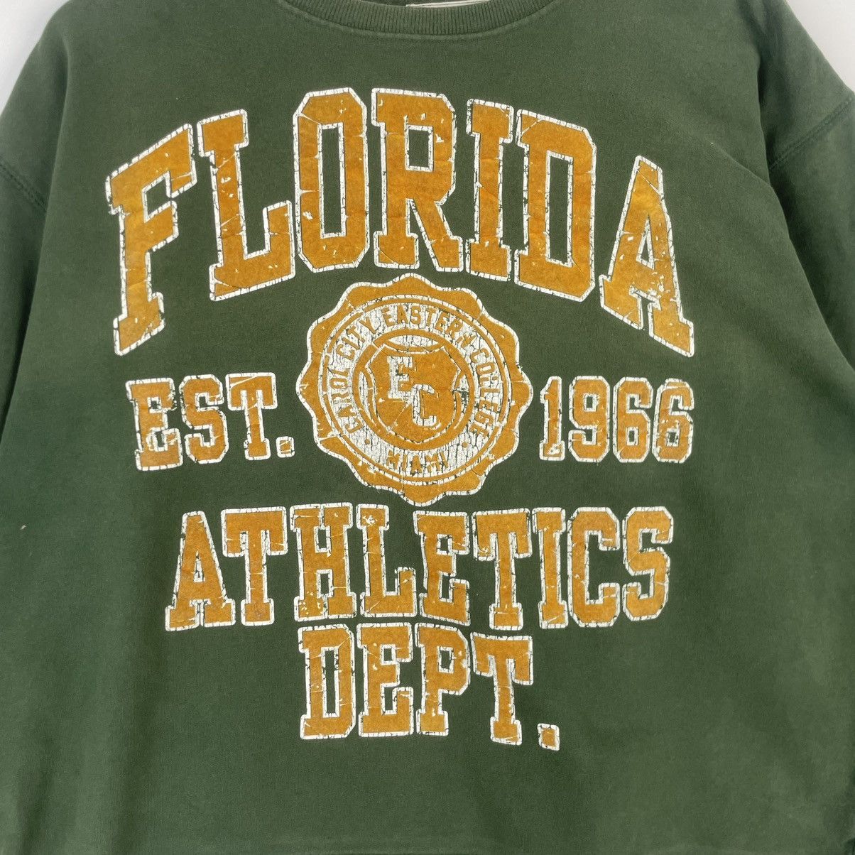 Designer × Vintage vintage Hoodie/ sweater Florida est 1966 athletic dept - Size US L / EU 52-54 / 3 - 7 Thumbnail
