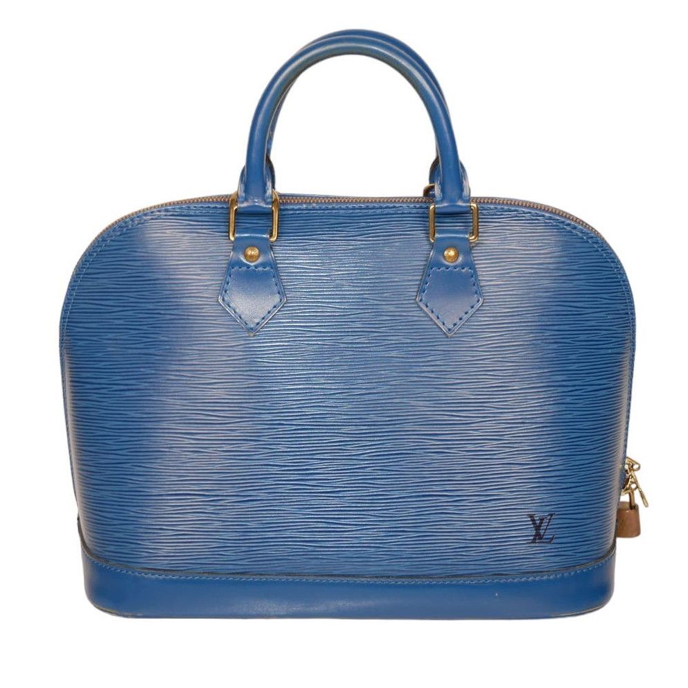 Louis Vuitton Toledo Blue Epi Leather Alma Bag