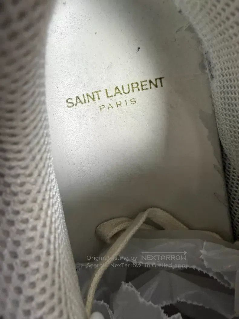 Saint Laurent Paris Saint Laurent Paris Worn-out Velcro low-top sneakers Size US 9.5 / EU 42-43 - 5 Thumbnail