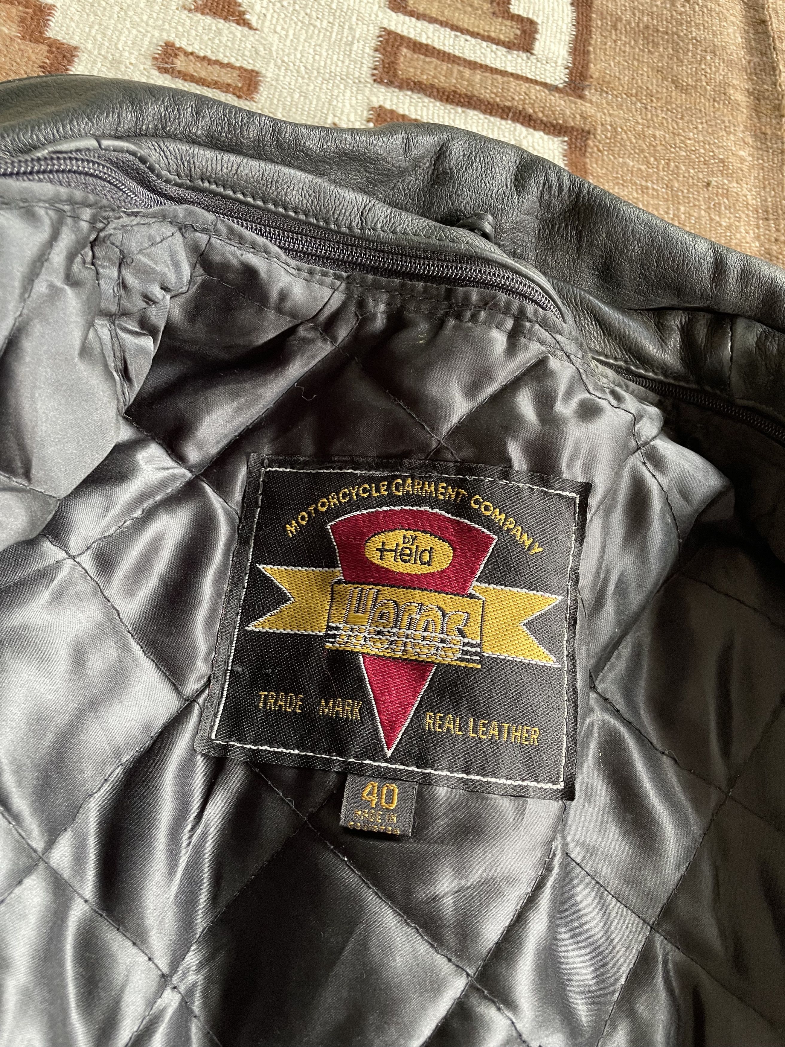 Cowboy Equipment Heros by Held Vintage Leather Fringed Biker Jacket 6922AC Size L / US 10 / IT 46 - 6 Thumbnail