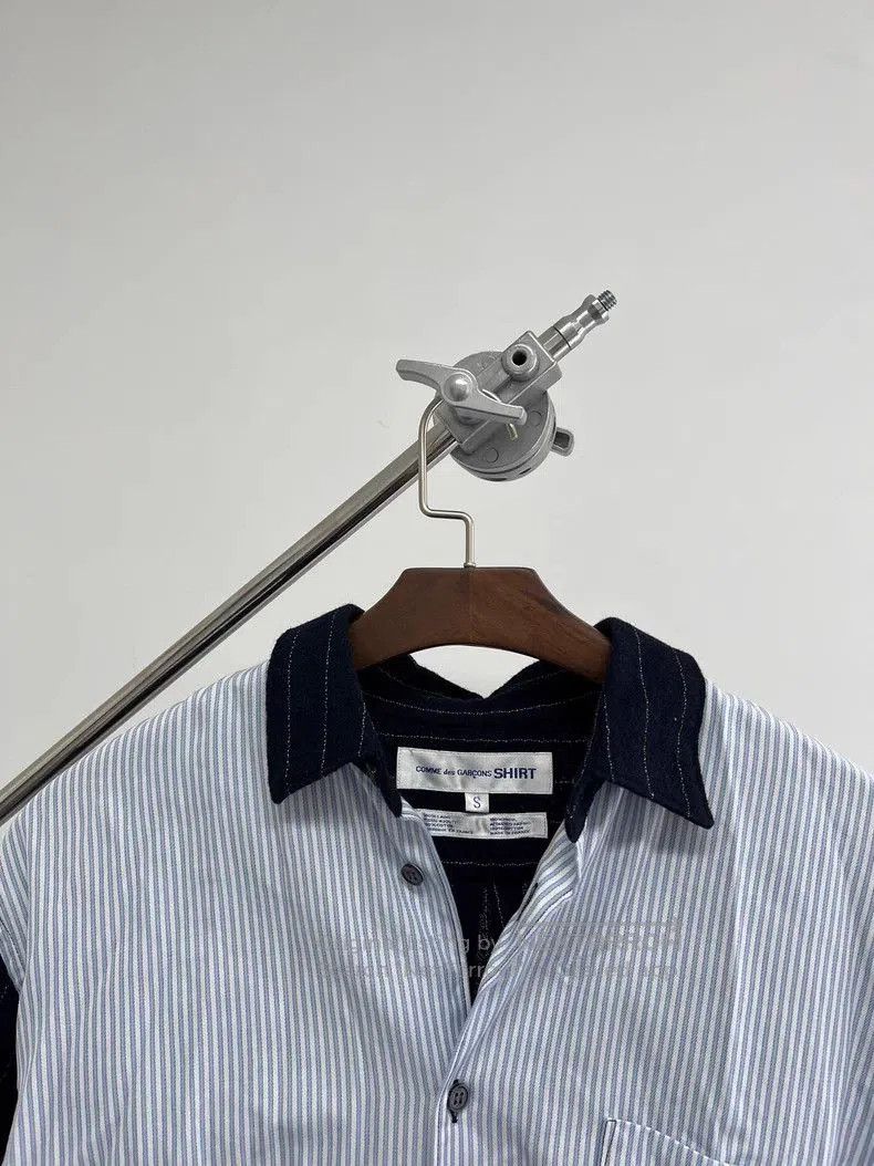 Comme des Garcons Comme Des Garçons Wool Patchwork Shirt. Size US S / EU 44-46 / 1 - 3 Thumbnail