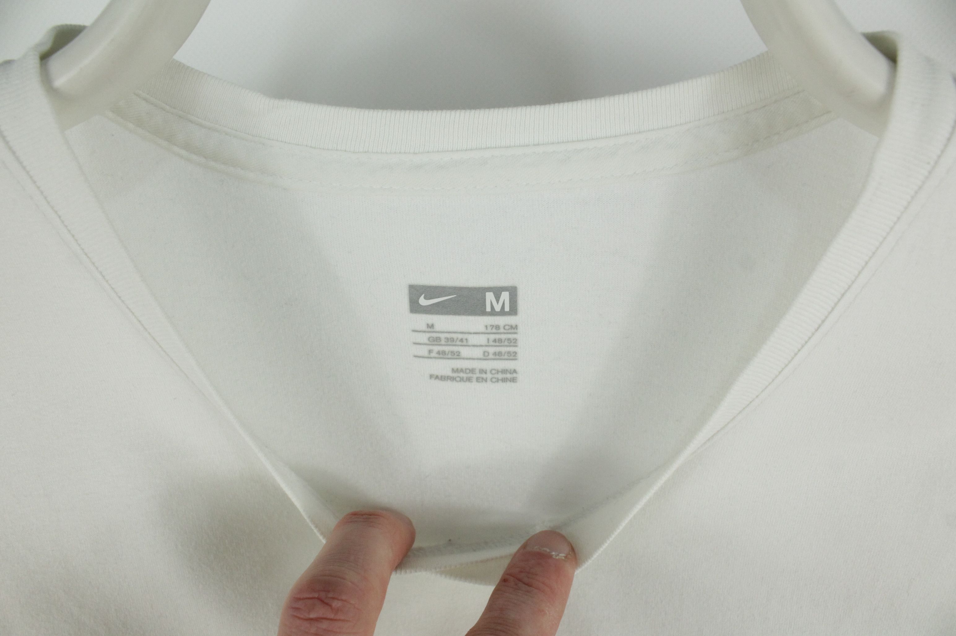 Nike Roger Federer Nike RF White Big Logo T-Shirt 2009 Size US M / EU 48-50 / 2 - 3 Thumbnail