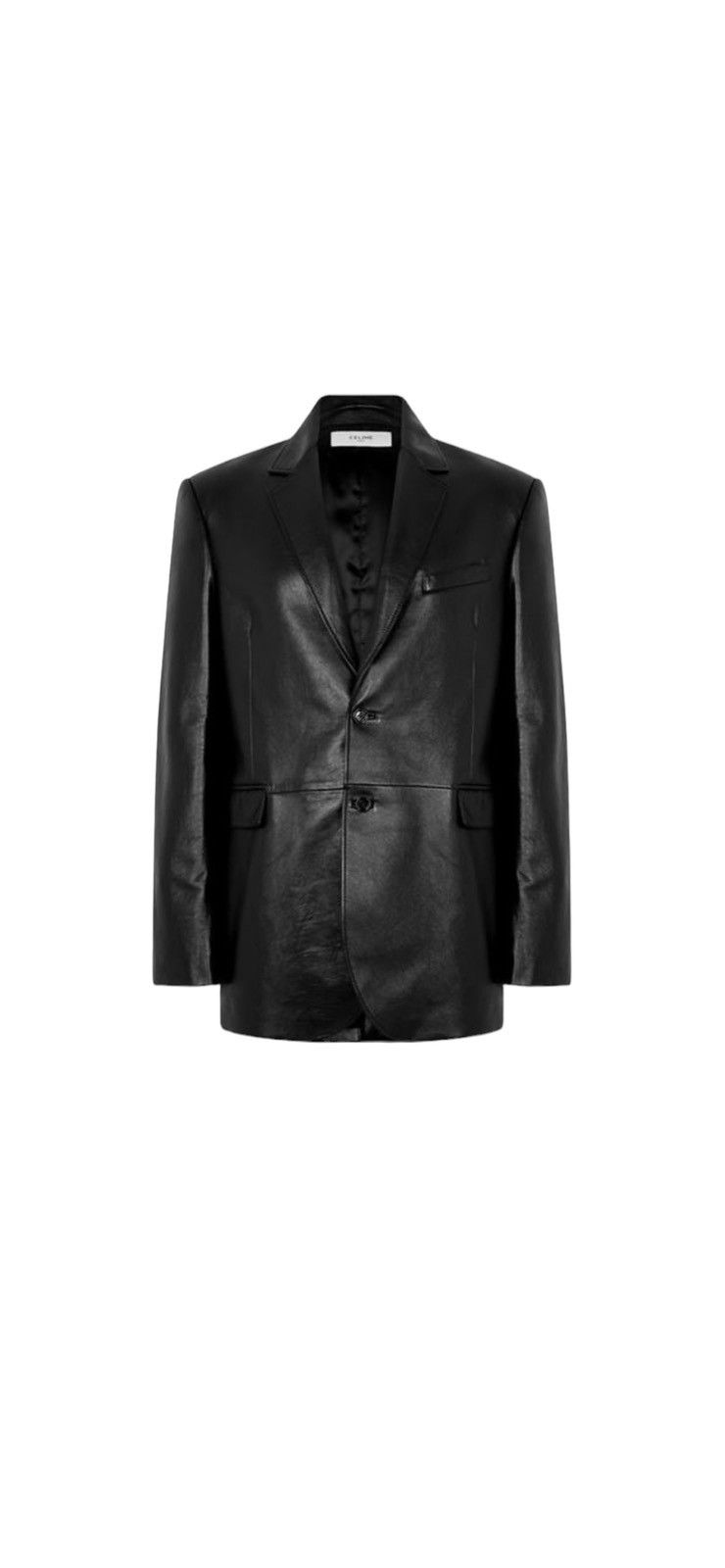 Celine Celine leather Blazer Size US M / EU 48-50 / 2 - 2 Thumbnail