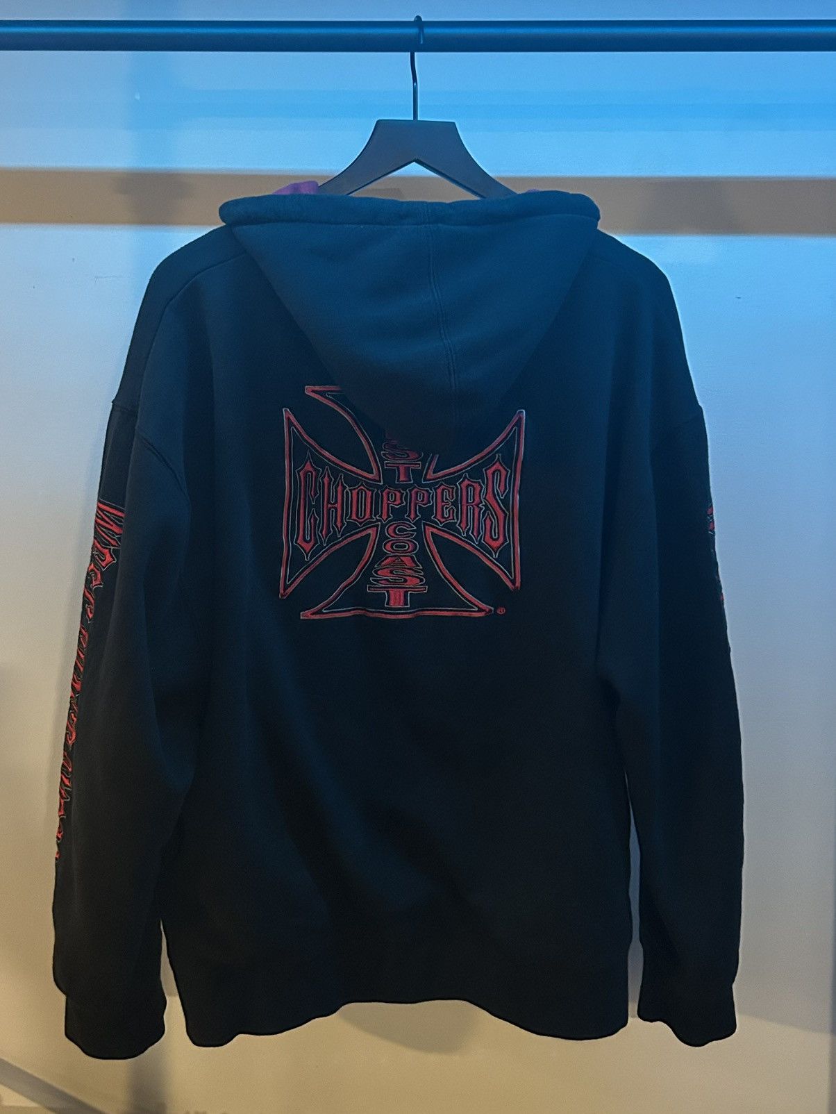 West Coast Choppers West Coast Choppers Jesse James Thermal Lined Zip Up Hoodie Size US XL / EU 56 / 4 - 3 Thumbnail