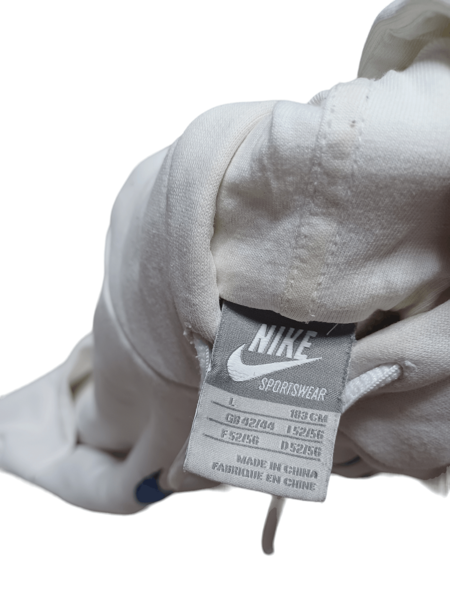 Nike 2008 VINTAGE NIKE TEAM FOOTBALL BIGLOGO SOCCER HOODIE Size US L / EU 52-54 / 3 - 5 Thumbnail