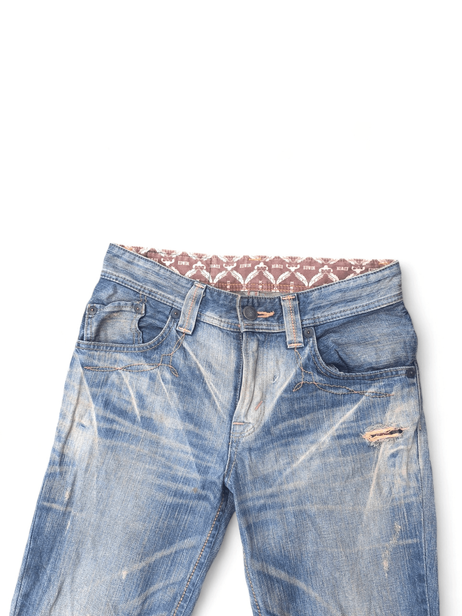 Edwin × Japanese Brand × Le Grande Bleu (L.G.B.) EDWIN ROCKERS BOOTCUT FLARE JEANS NAVAJO Size US 31 - 7 Thumbnail