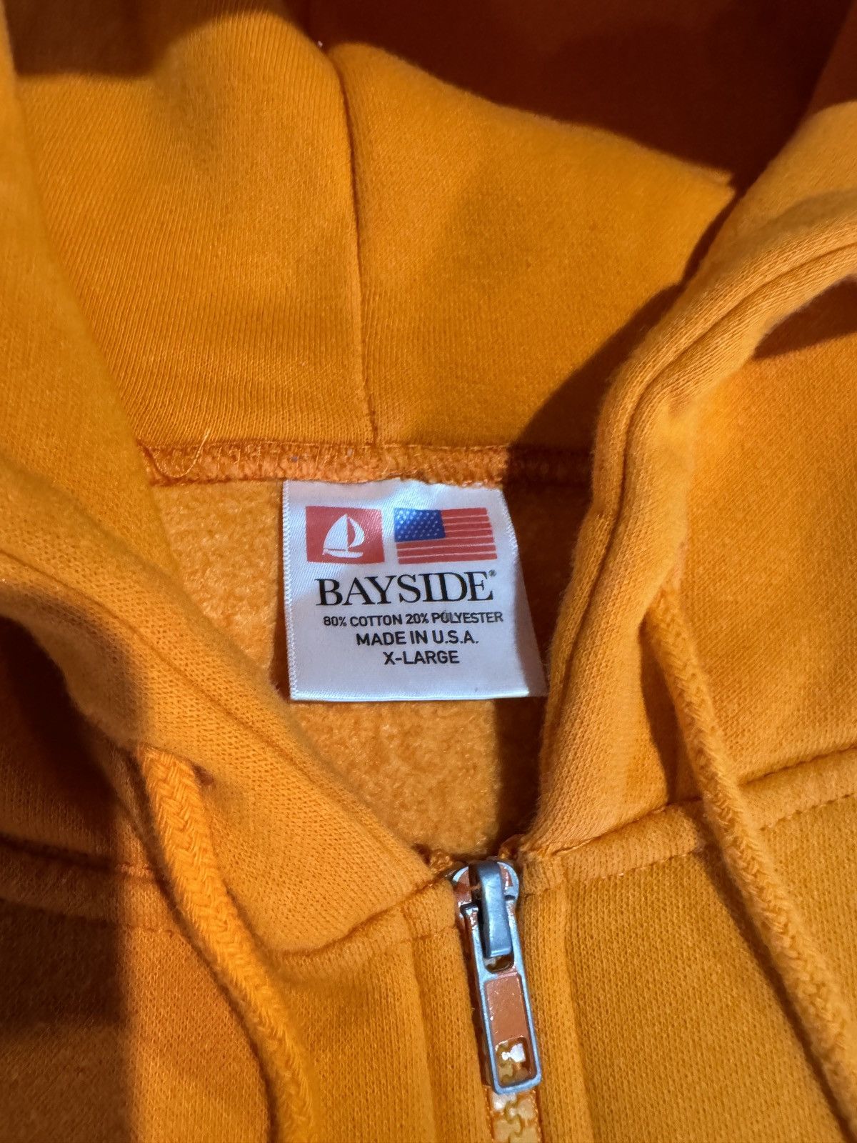 Other Bay-Side distressed orange zip up hoodie Size US XL / EU 56 / 4 - 2 Thumbnail