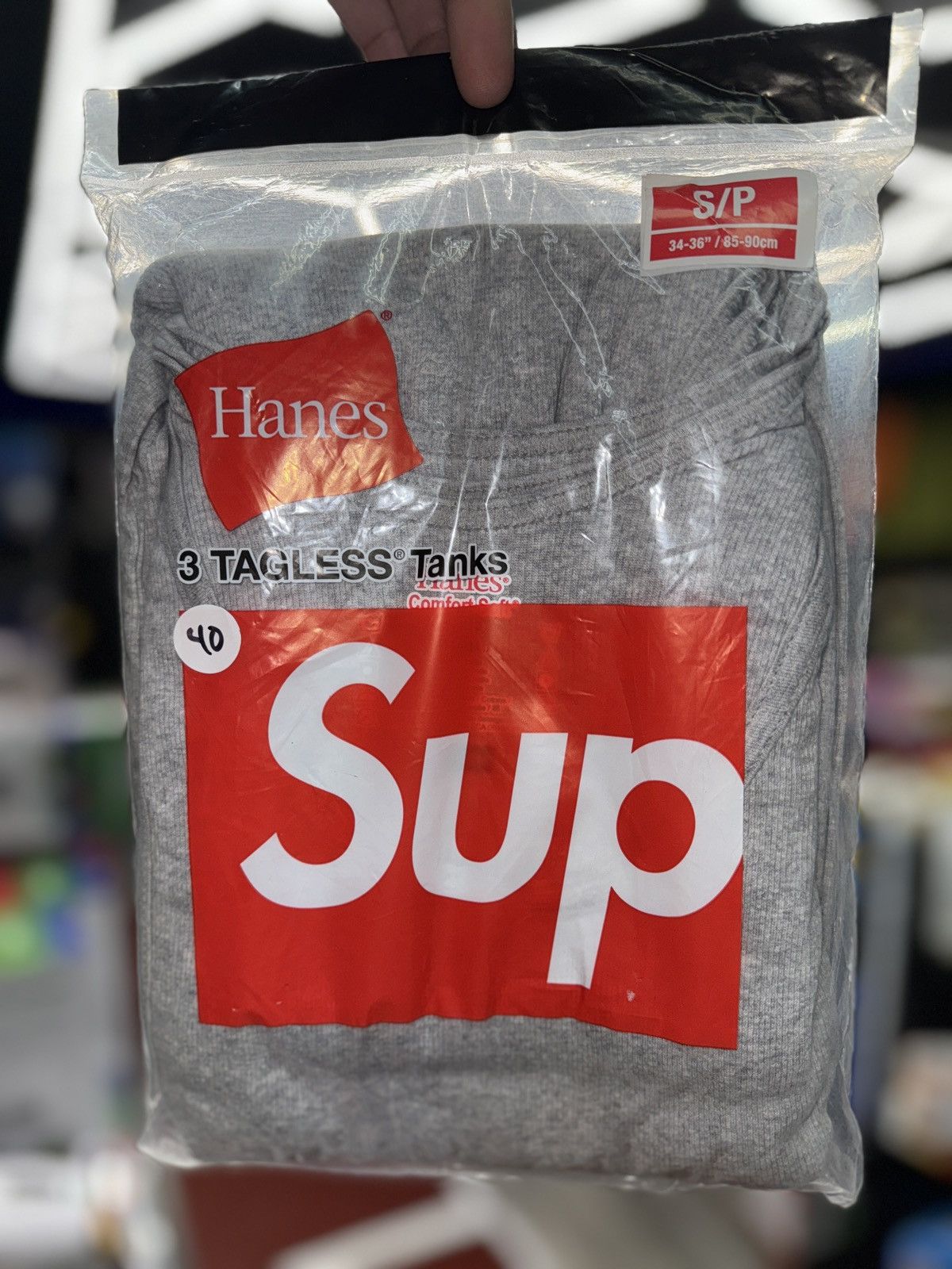Supreme Supreme Hanes tagless tank top (3 pack) | Grailed