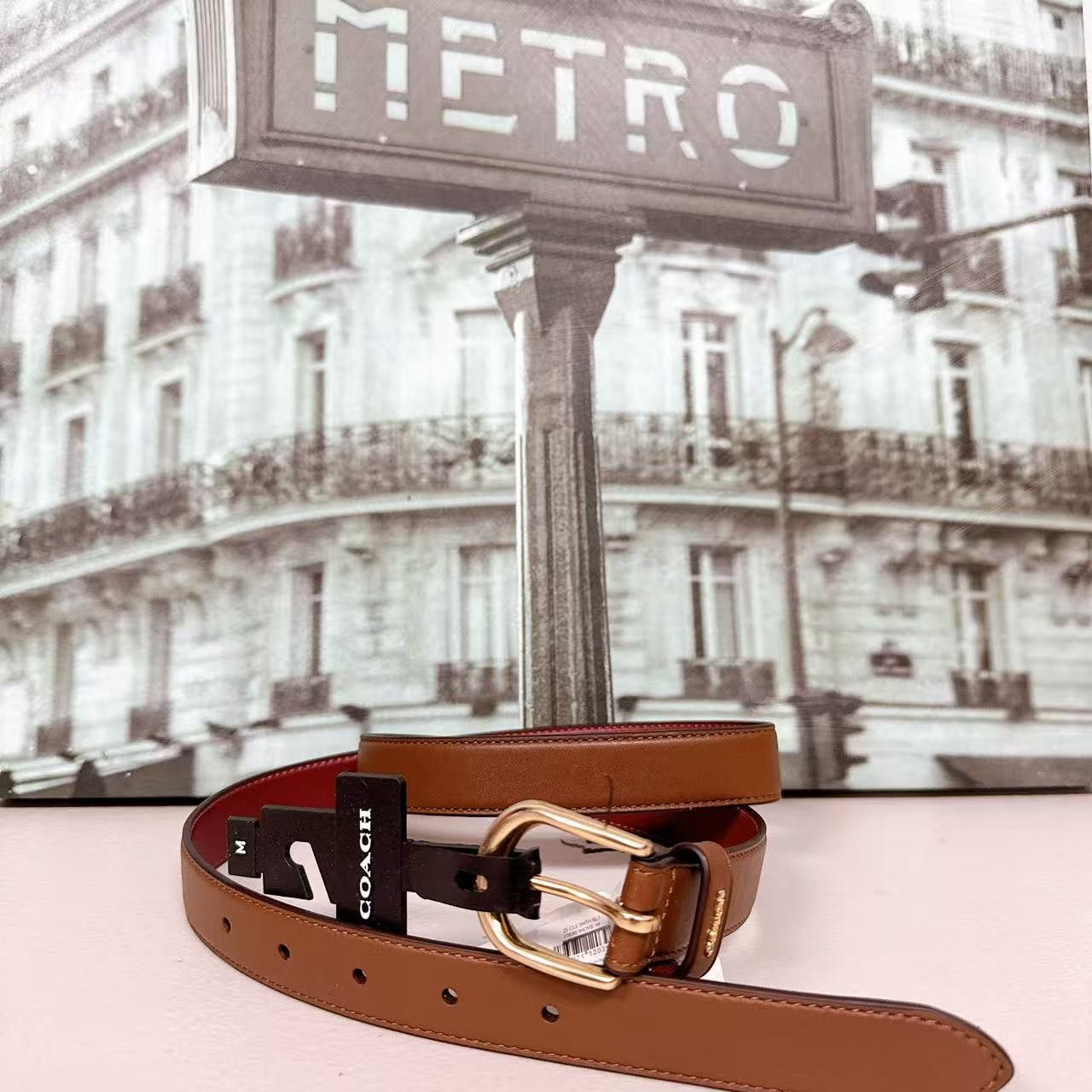 Coach Coach F78180 Brown Classic Belt Size ONE SIZE - 1 Thumbnail
