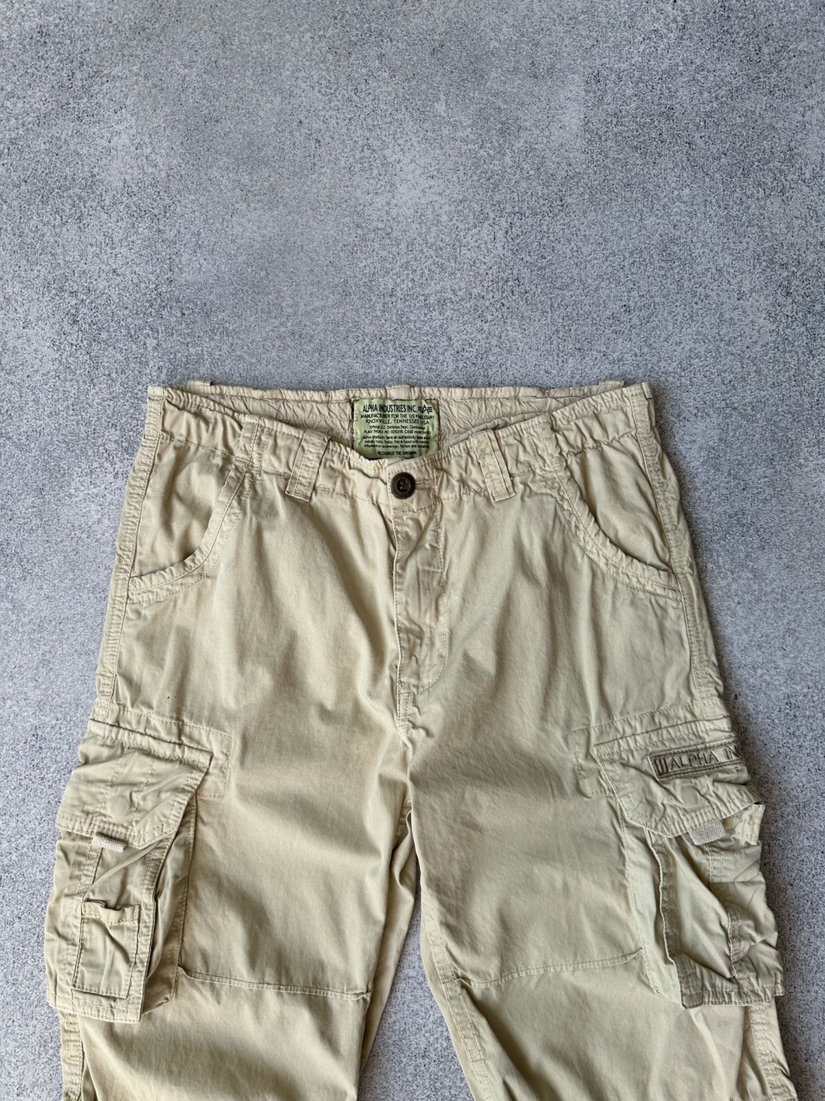 Alpha Industries × Vintage Vintage Alpha Industries Cargo Shorts Size US 32 / EU 48 - 4 Thumbnail