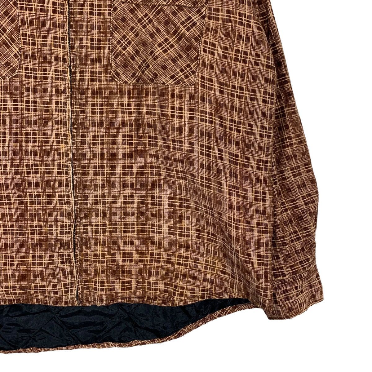 Japanese Brand SCOMMESSA Checked Plaid Zipper Flannel Jacket #0384-C18 Size US L / EU 52-54 / 3 - 4 Thumbnail