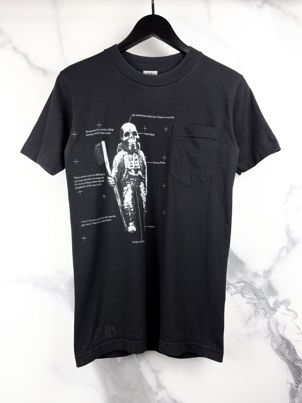 Chrome Hearts Chrome Hearts Vintage Foti Skull Astronaut Tshirt Black Size US S / EU 44-46 / 1 - 1 Thumbnail