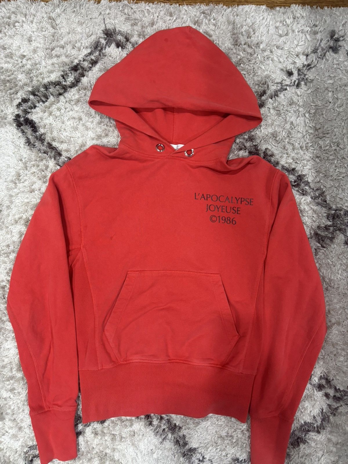 Helmut Lang Helmut Lang L'Apocalypse Joyeuse Hoodie Size US S / EU 44-46 / 1 - 1 Thumbnail