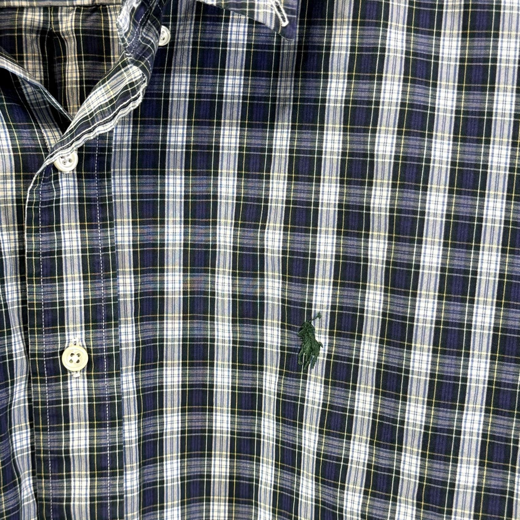 Ralph Lauren Ralph Lauren Shirt Mens XL Blue Green Plaid Classic Fit Button-Down Size US XL / EU 56 / 4 - 5 Thumbnail