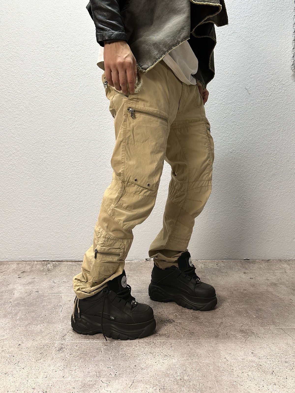 RLX Ralph Lauren Rare Gargo Multipocket Pants Ralph Lauren Japan Avant garde Size US 34 / EU 50 - 2 Thumbnail