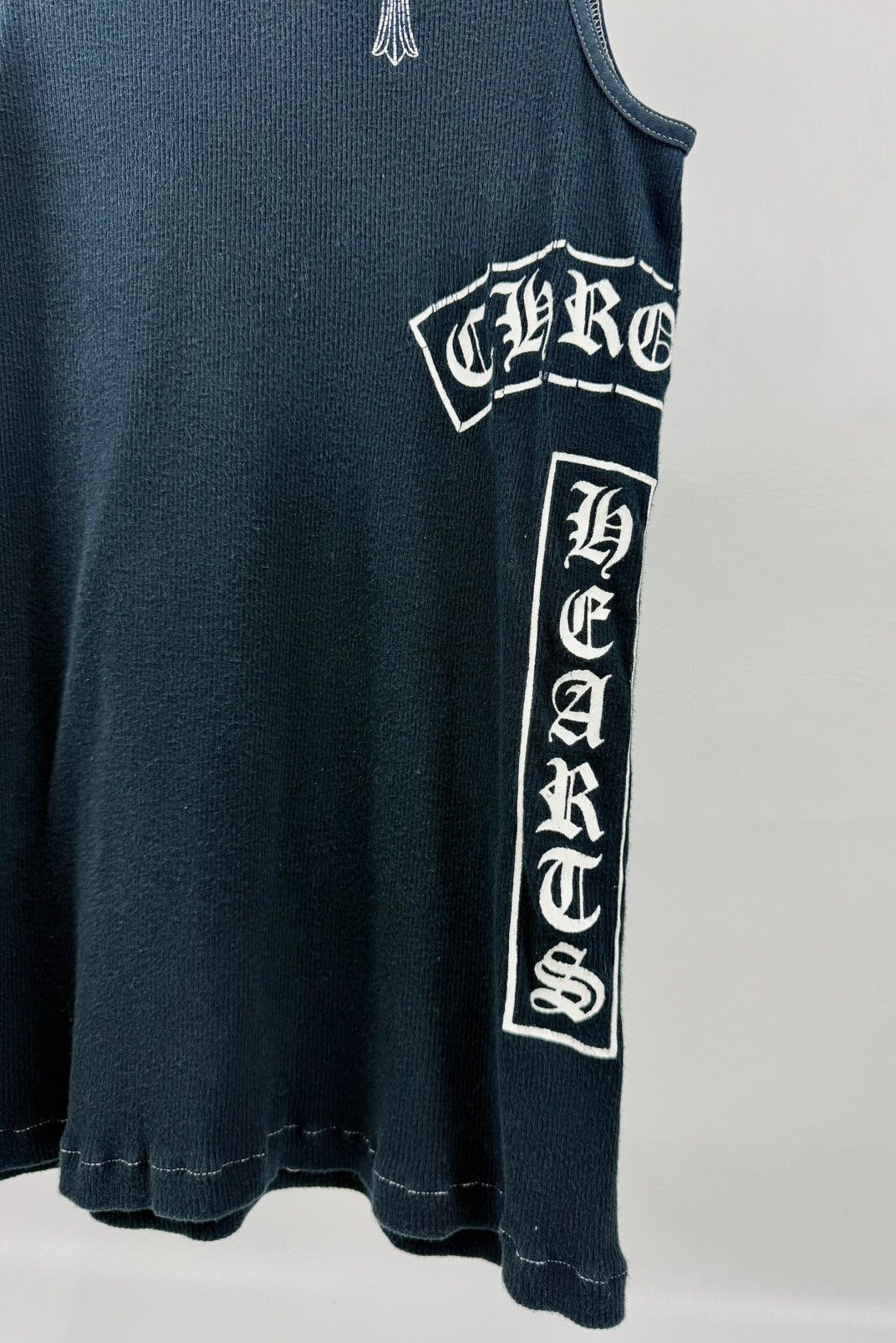 Chrome Hearts × Vintage Vintage - Chrome Hearts - T Bar F*** You- Navy Tank Top Size US L / EU 52-54 / 3 - 2 Thumbnail