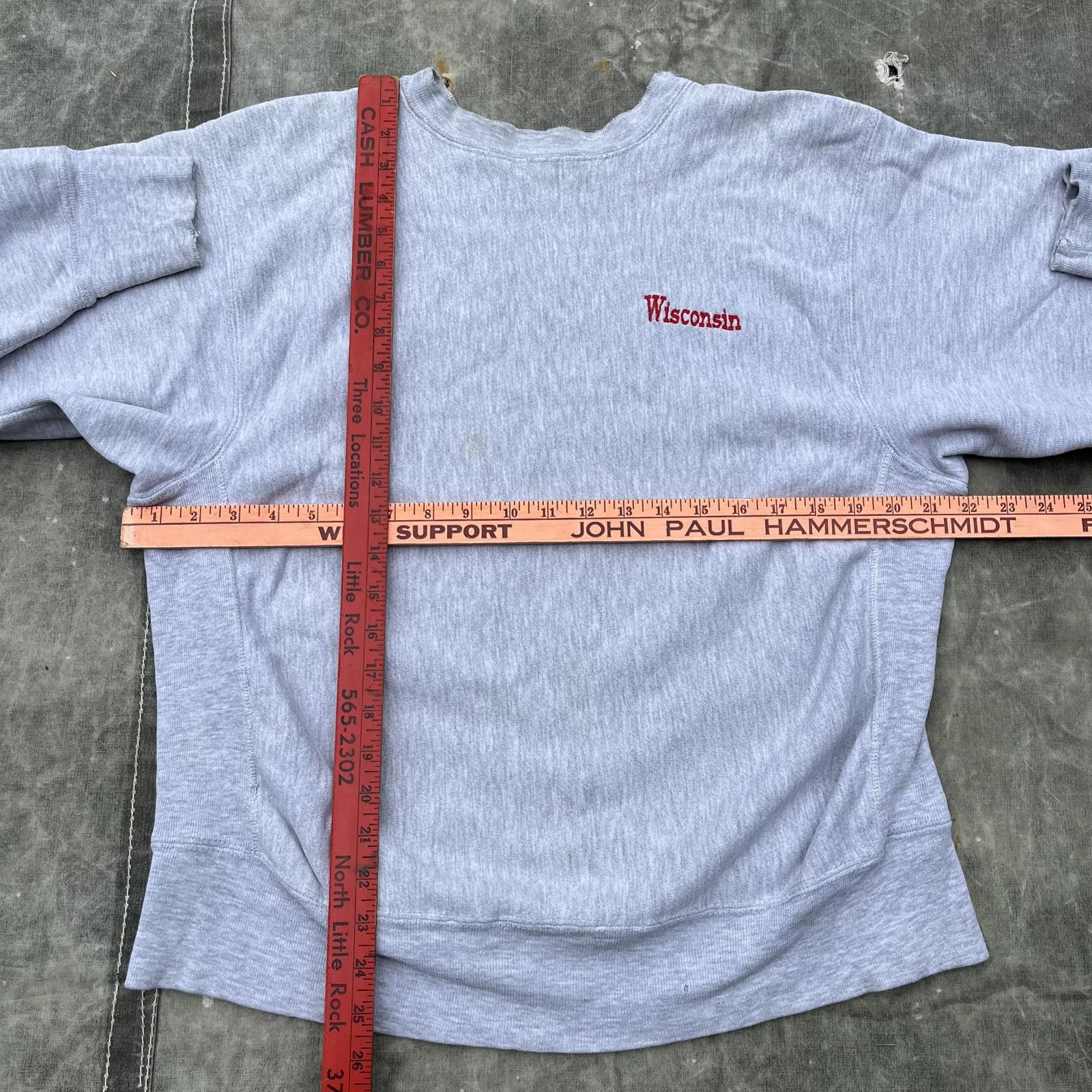 Champion × Vintage Vintage Champion Warm Up Reverse Weave Wisconsin Sweatshirt Size US L / EU 52-54 / 3 - 2 Thumbnail