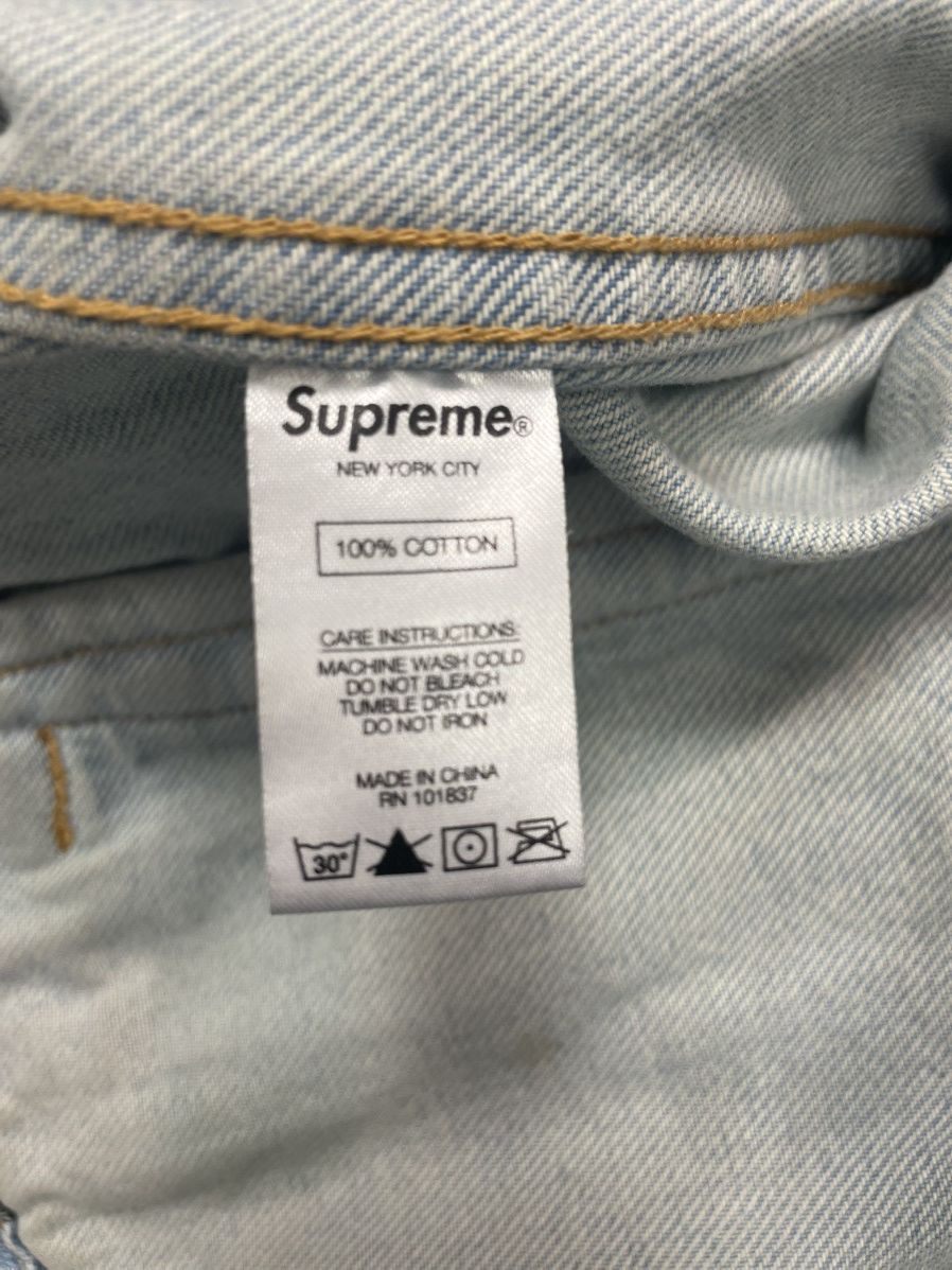 Supreme Supreme Black Ark Denim Trucker Jacket Medium Size US M / EU 48-50 / 2 - 4 Thumbnail