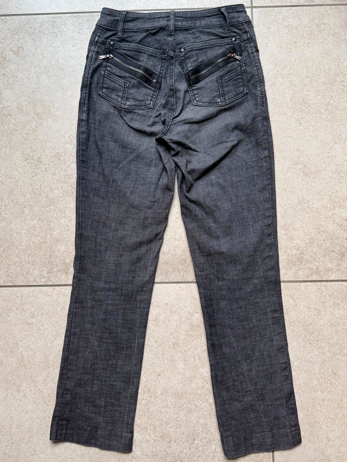 Saint Laurent Paris Yves Saint Laurent Grey Pigmented Denim Size 26" / US 2 / IT 38 - 11 Thumbnail